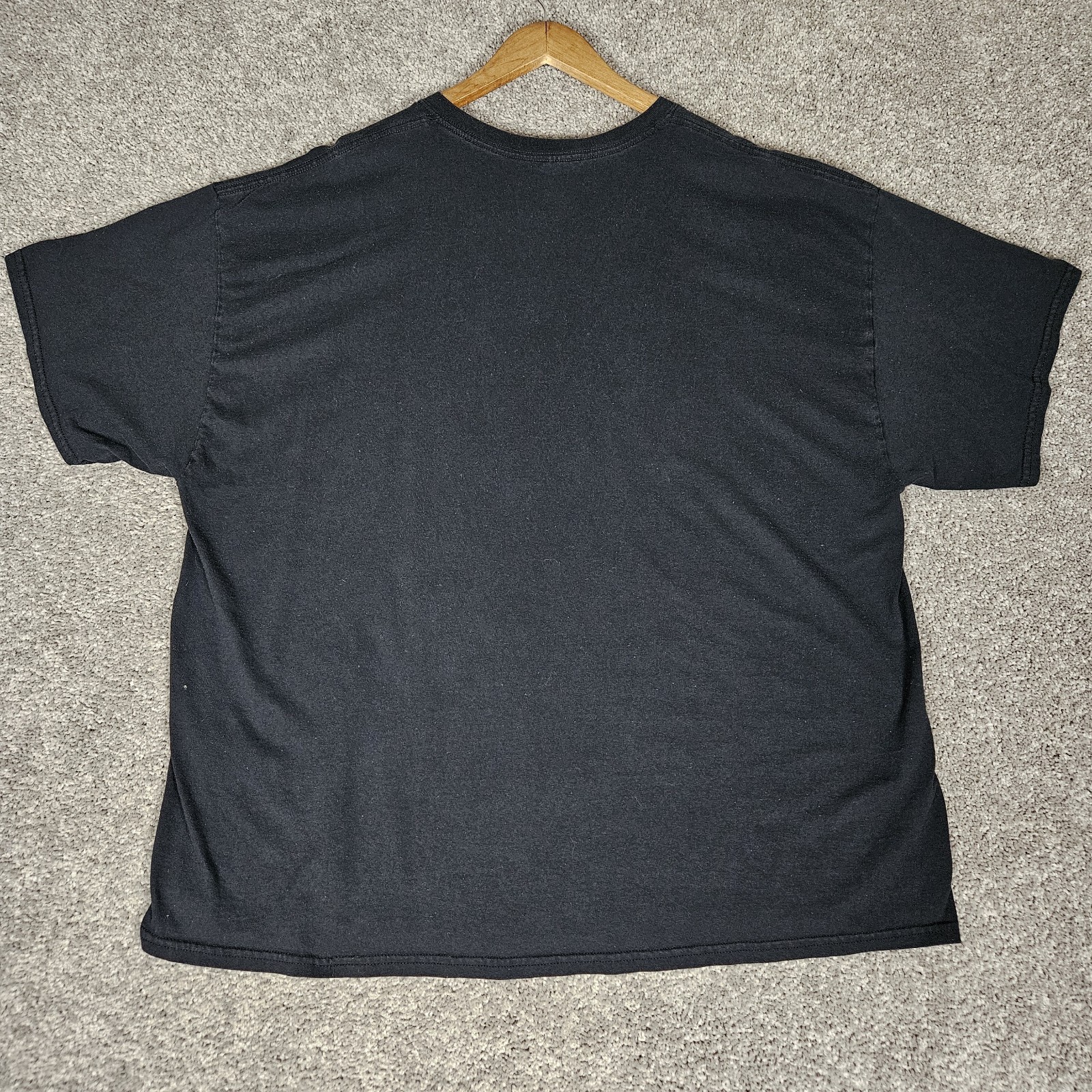 Vtg Skull T-Shirt Adult 3XL Black Tee Y2K Biker Skater Punk Horror Grunge Metal