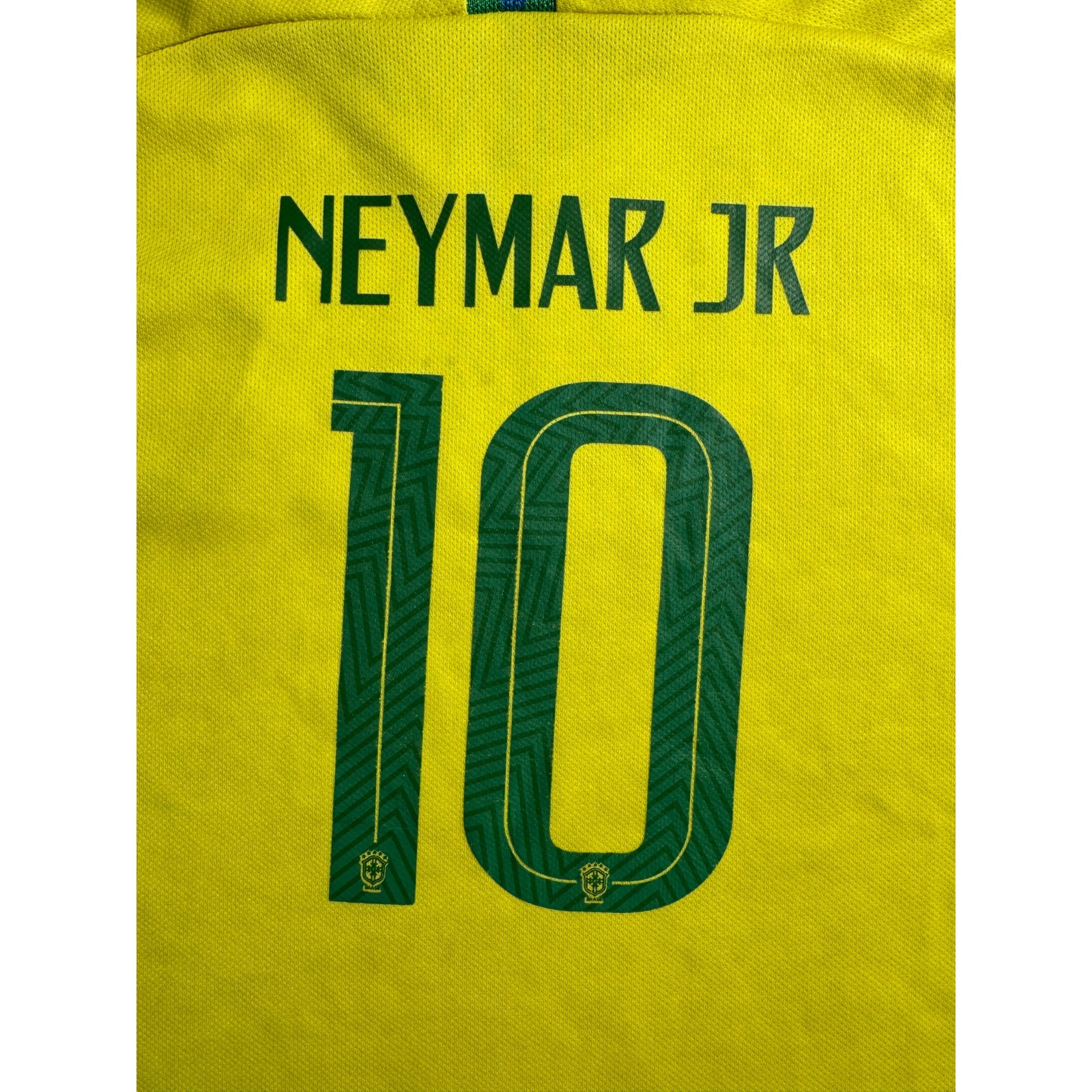 Neymar Jr #10 Brazil National Team Soccer Jersey Size Small