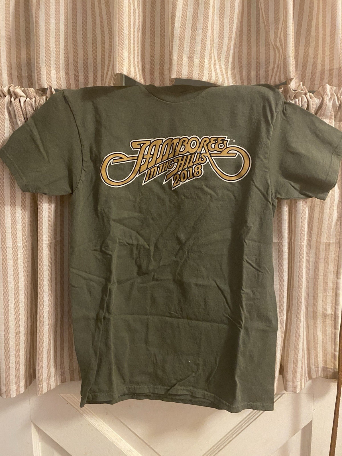 2018 Jamboree In The Hills Green T Shirt Toby Keith Riley Greene Final Show