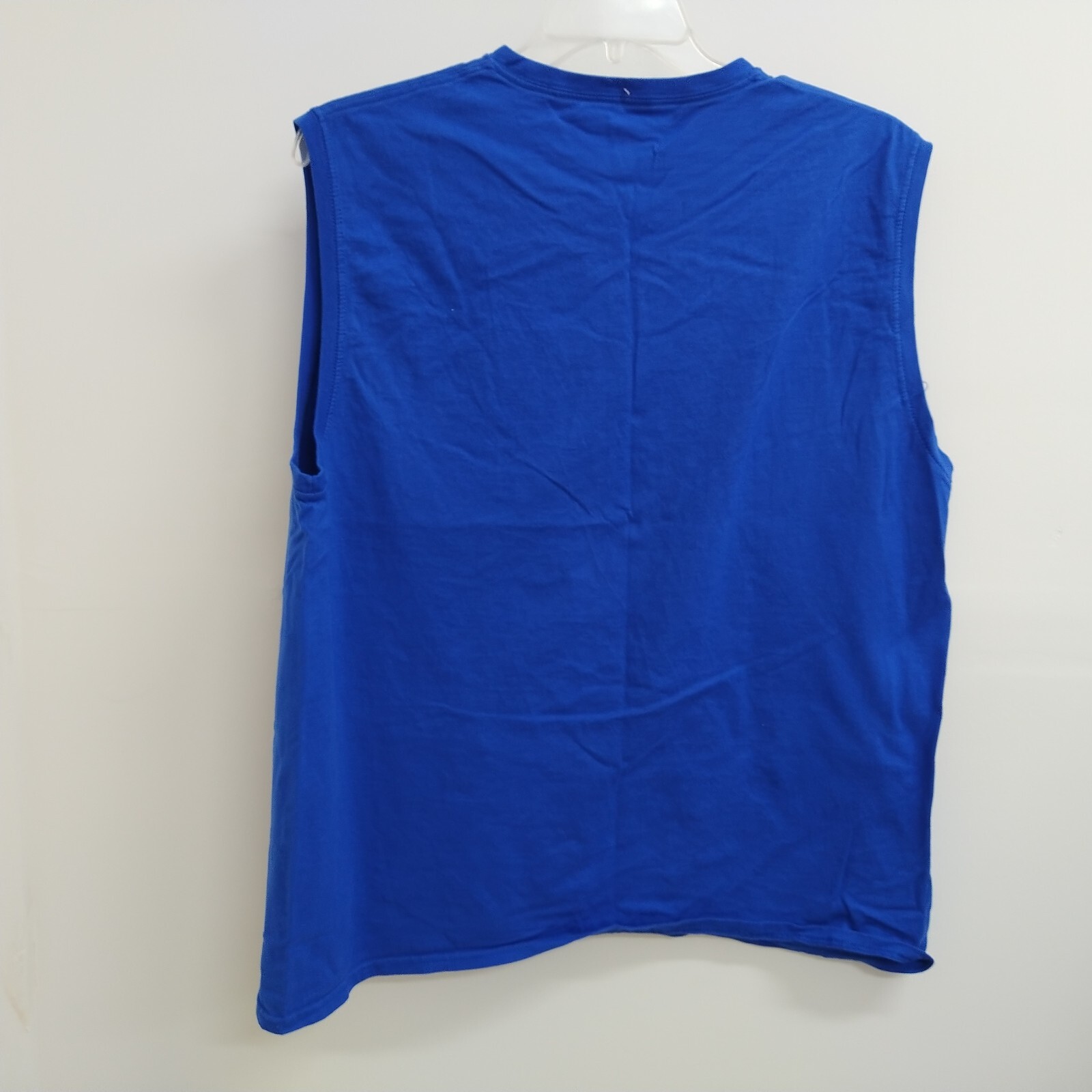 Platinum T Shirt Mens Extra Large Blue Sleeveless Casual Workout Adult