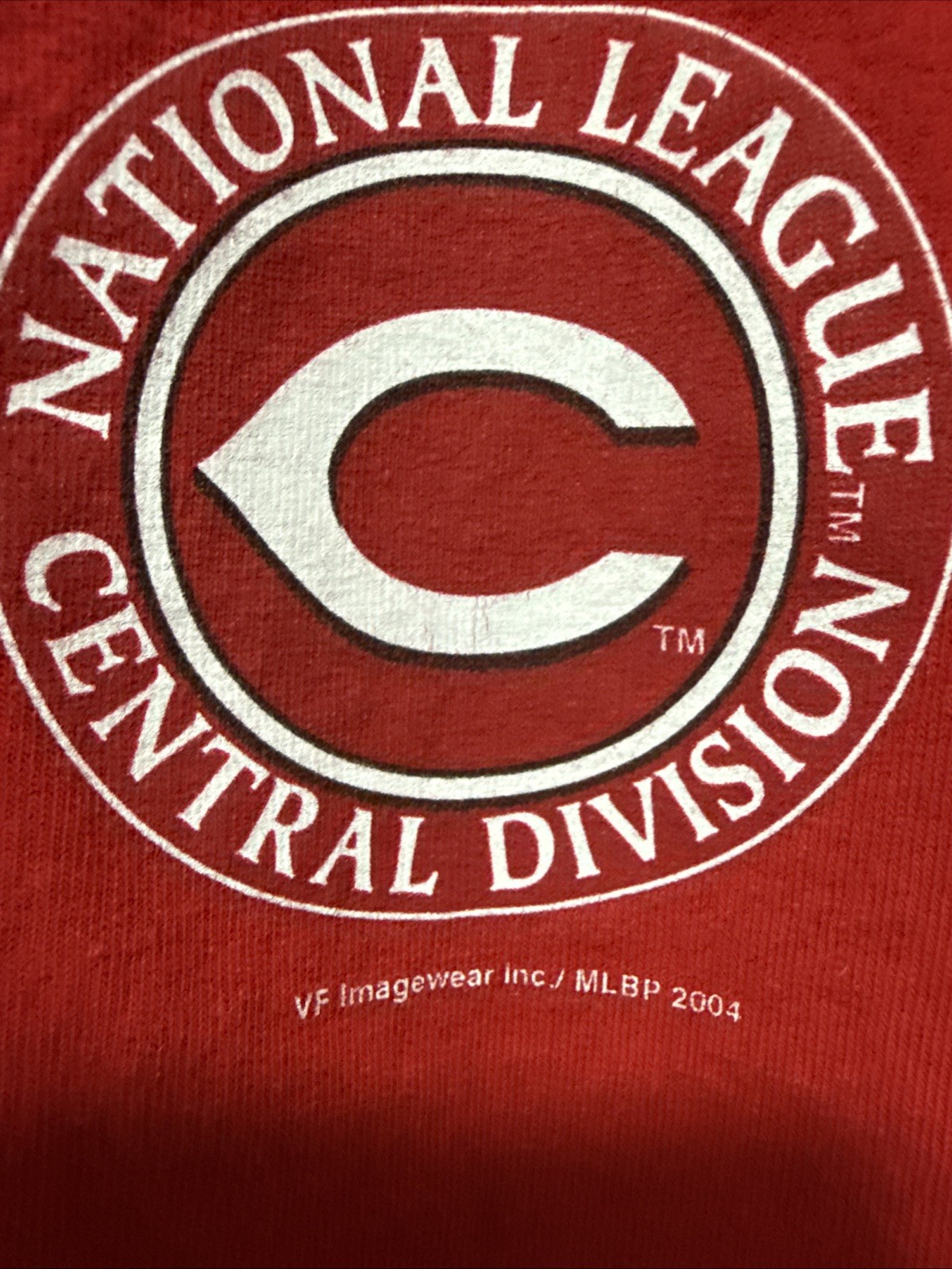 Vtg 03 Lee Sport Shirt Cincinnati Reds MLB Baseball Adult L *No Tag With Size*