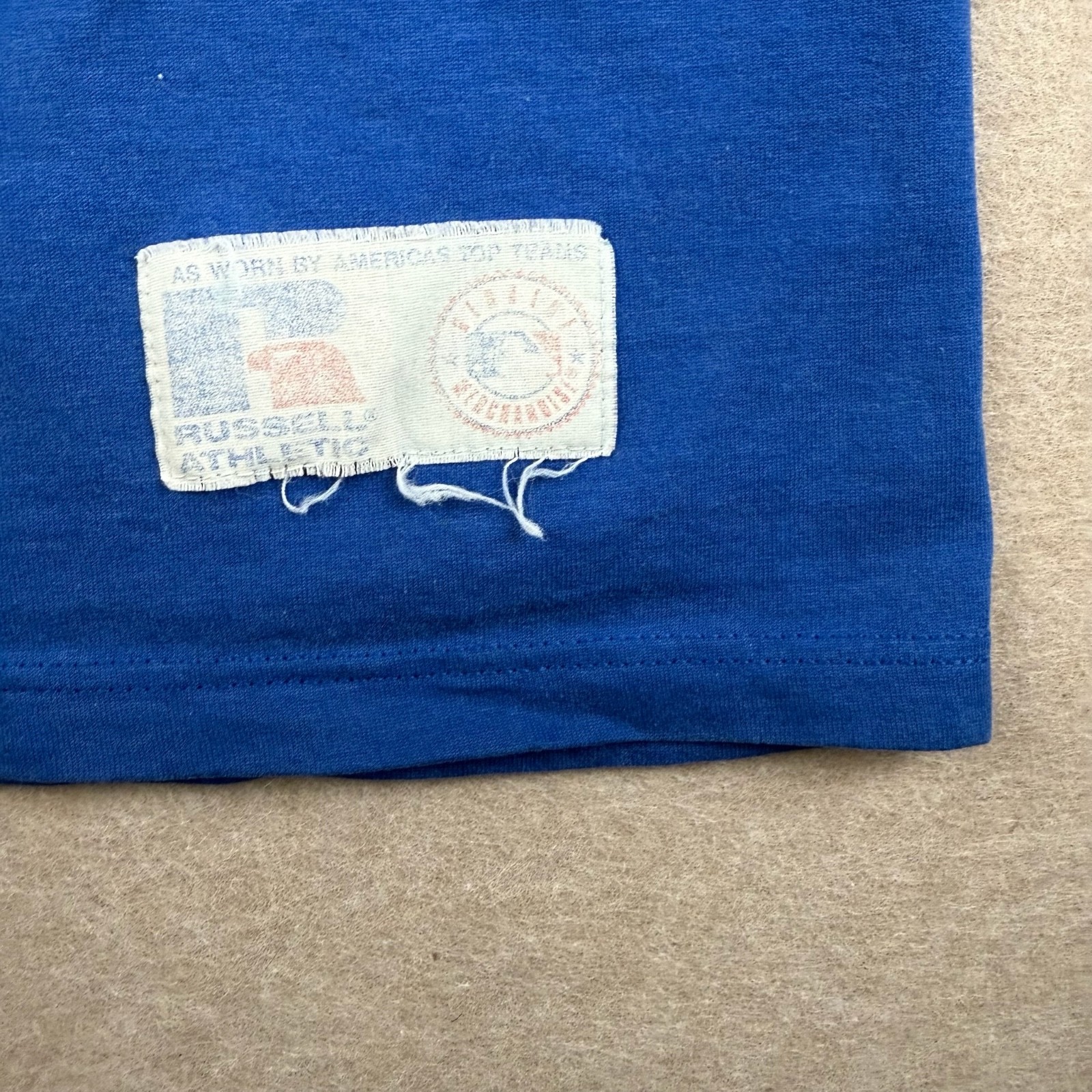 Vintage 1996 Montreal Expos V Neck T Shirt Adult L Blue MLB Sports Tee USA Made