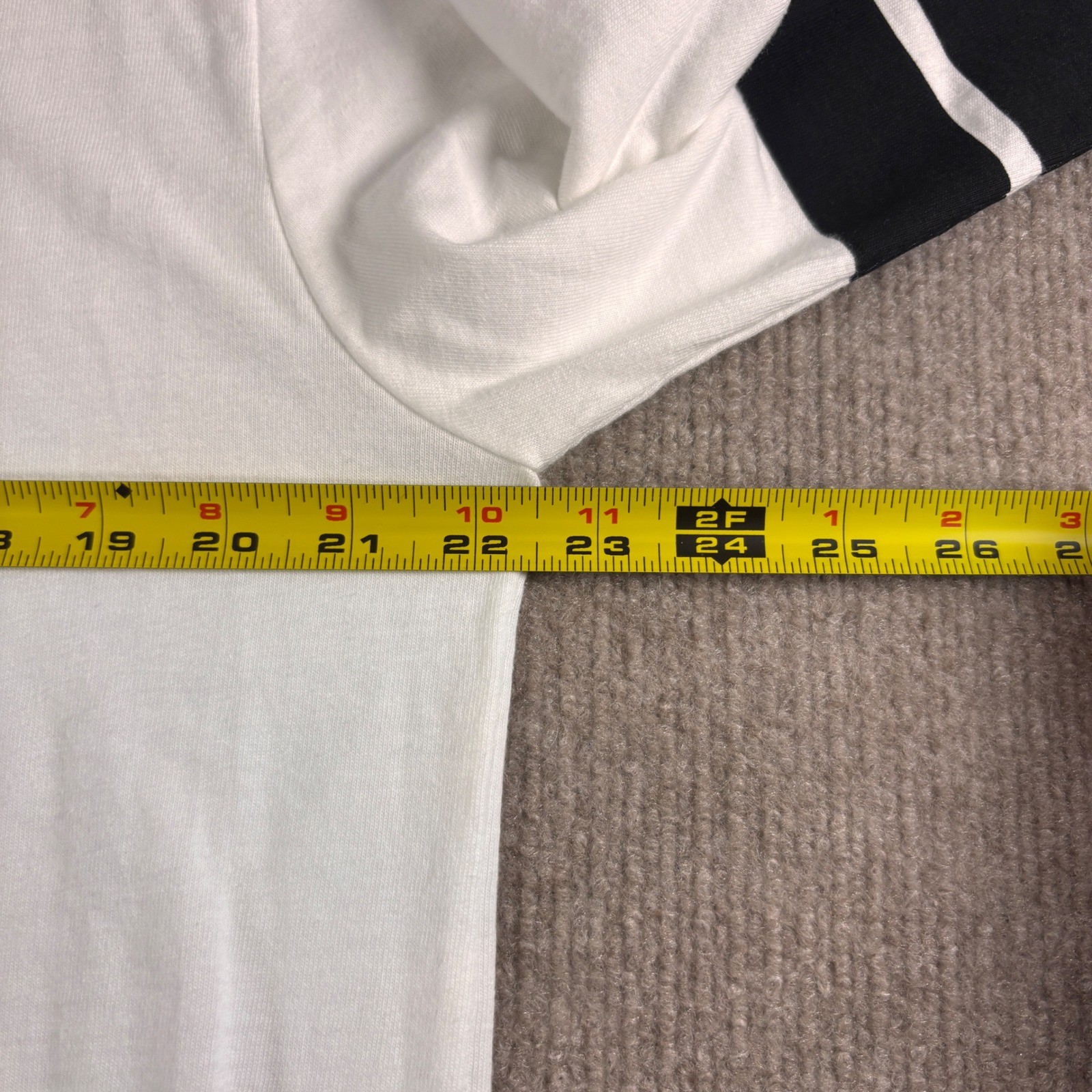 The North Face White Black Colleigiate Long Sleeve Shirt Men’s Sz Large NWT Flaw