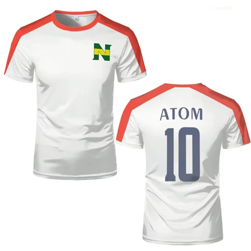 Captain Tsubasa Custom Sports Cosplay Top – Anime Football Jersey Tee