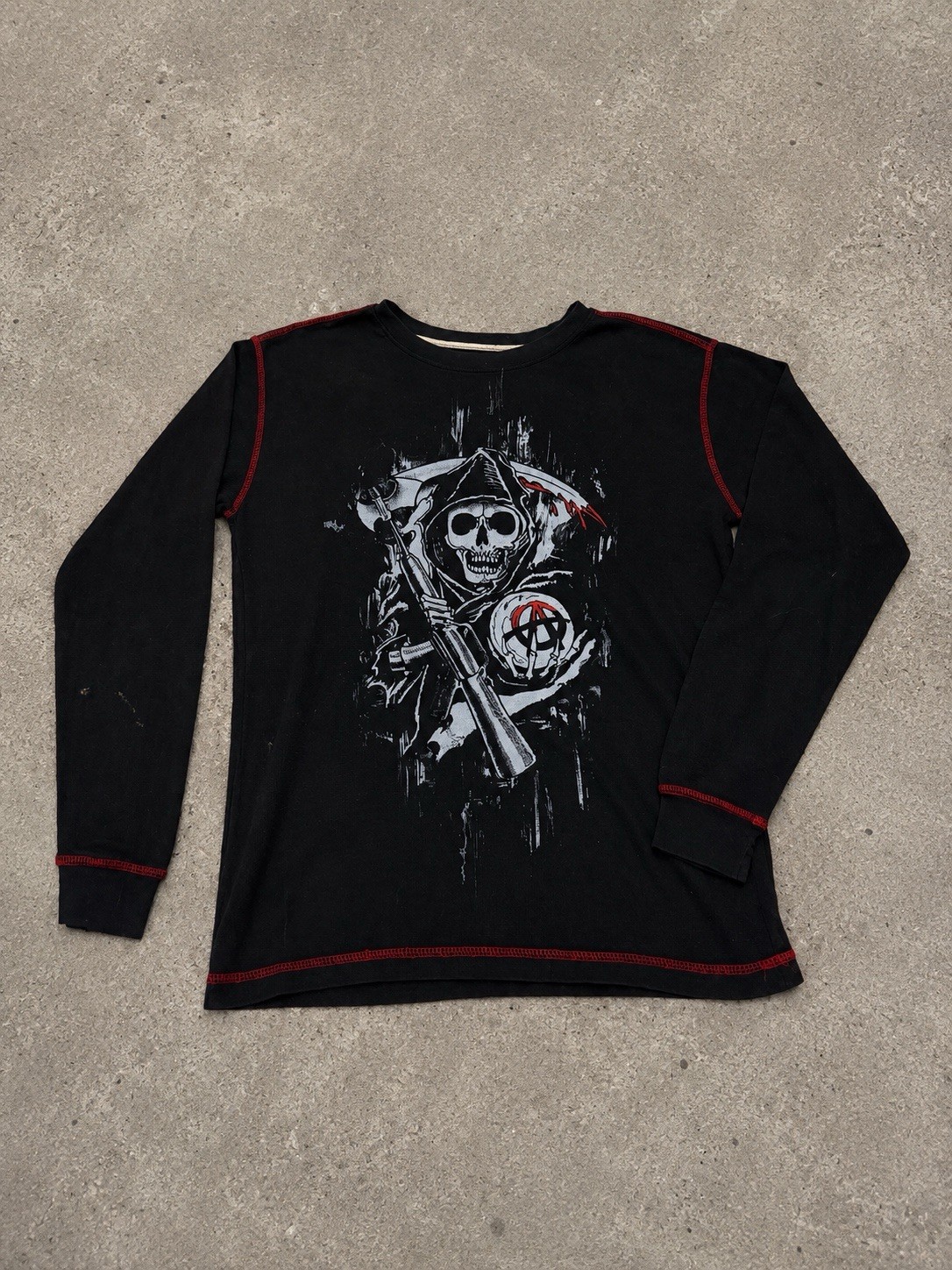 Sons of Anarchy Men’s Medium Black Long sleeve T Shirt
