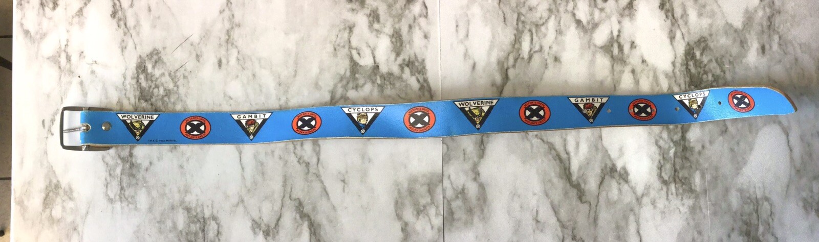 1993 Marvel Universe X- Men Mutants Unite Childs Belt Wolverine Gambit Cyclops