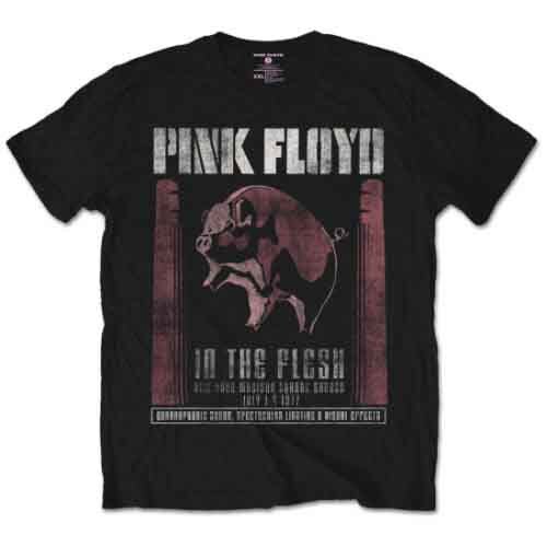 Pink Floyd In the Flesh T-Shirt Black New