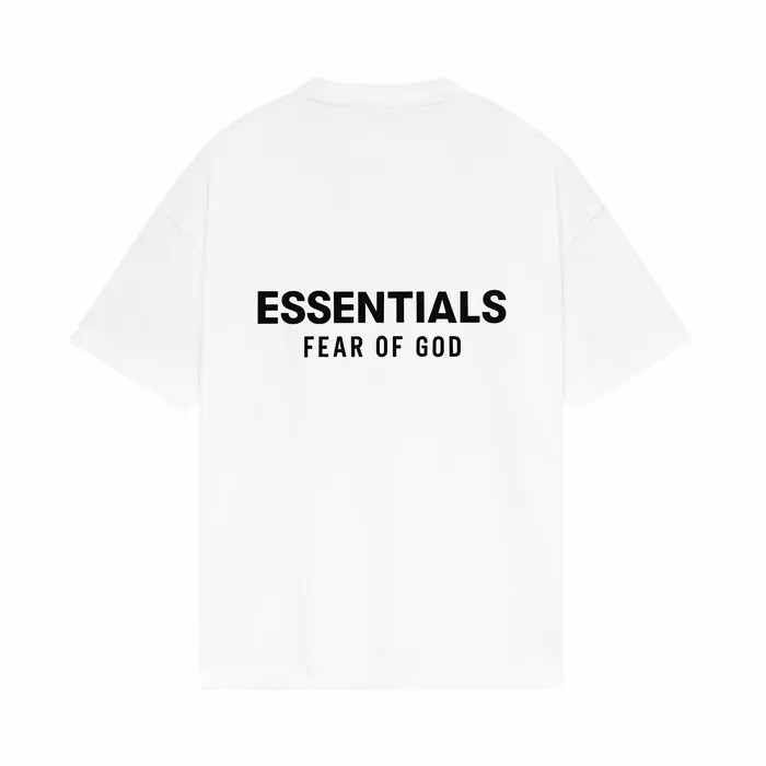 Fear of God Essentials Classic Tee ‘Bright White’ Size XXS Oversized Tee SS25