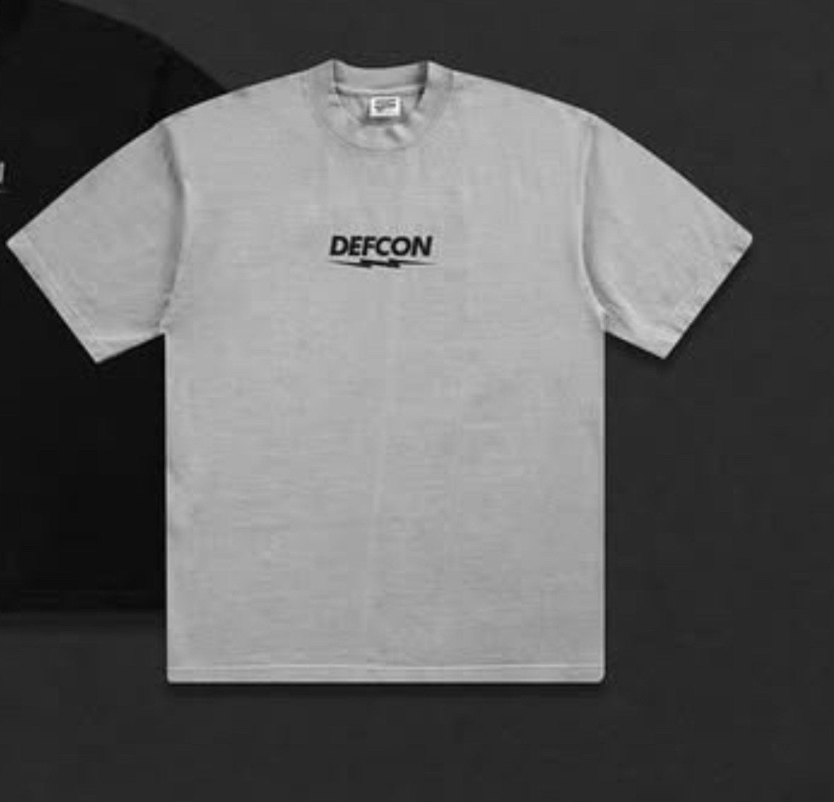 *NIB* RARE DEFCON x FRONTIER Medium TEE T Shirt! GRAY NSW DEVGRU FOG SupDef Qilo