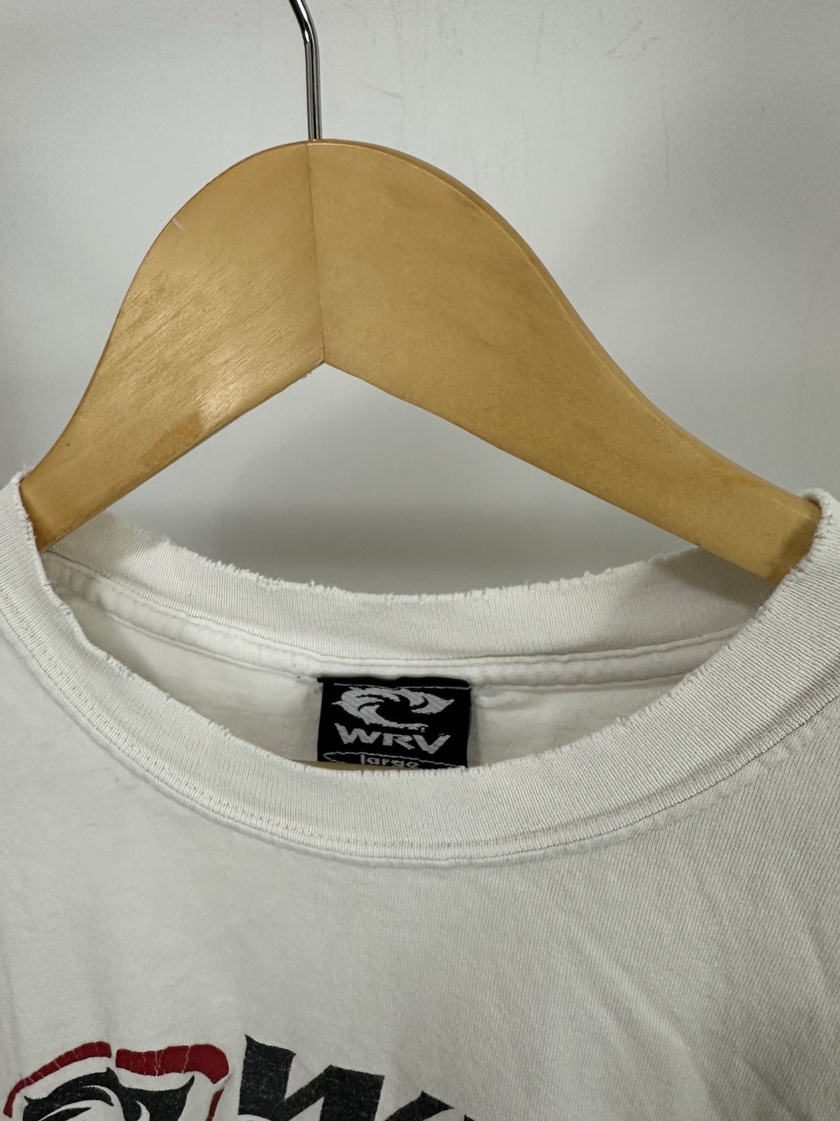 VTG WRV Wave Riding Vehicles Thrashed Distressed Worn Surfboard T-Shirt Sz L