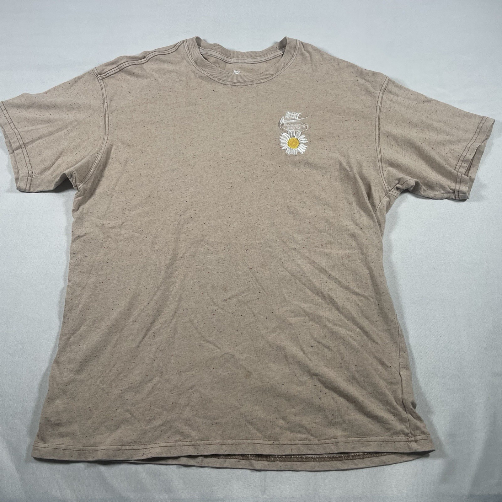 Nike Tee Shirt From Beaverton With love Large Loose Fit Embroidered Logo Casual