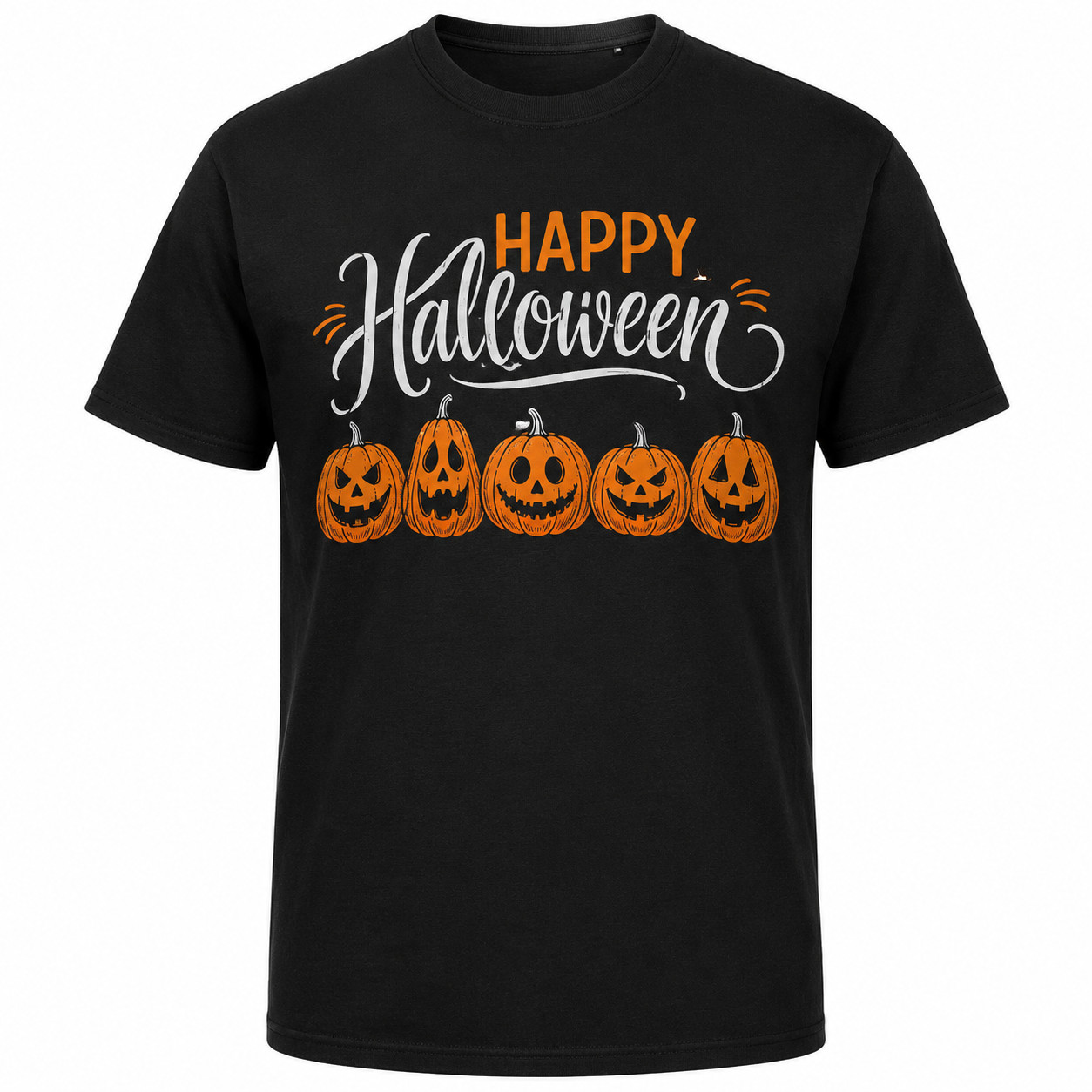 Gildan Happy Halloween Pumpkin Shirt Jack O Lantern Graphic Tee S-5XL