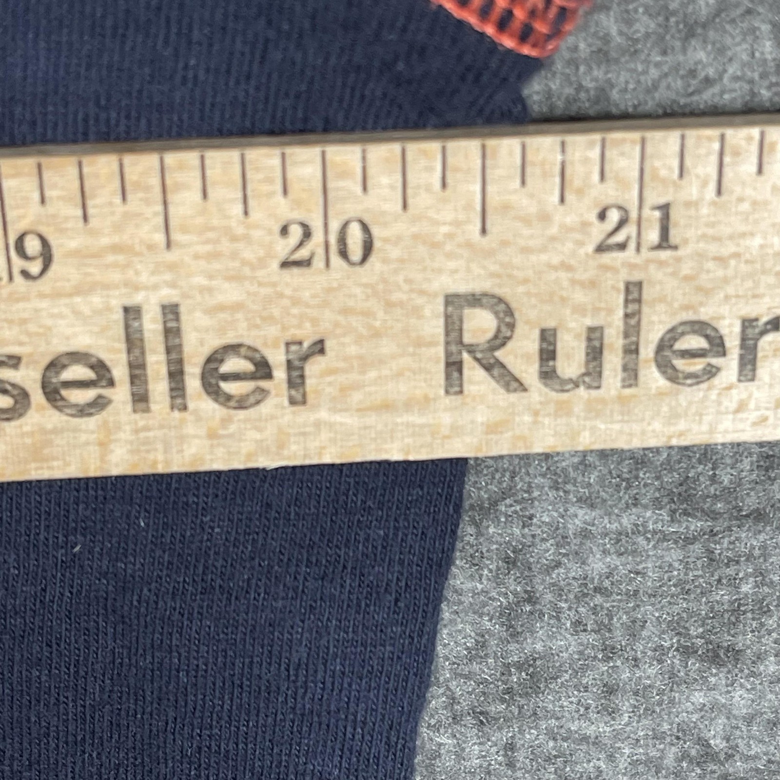 The North Face Shirt Mens Medium Navy Blue Red Climber Logo Tee Hanging Man