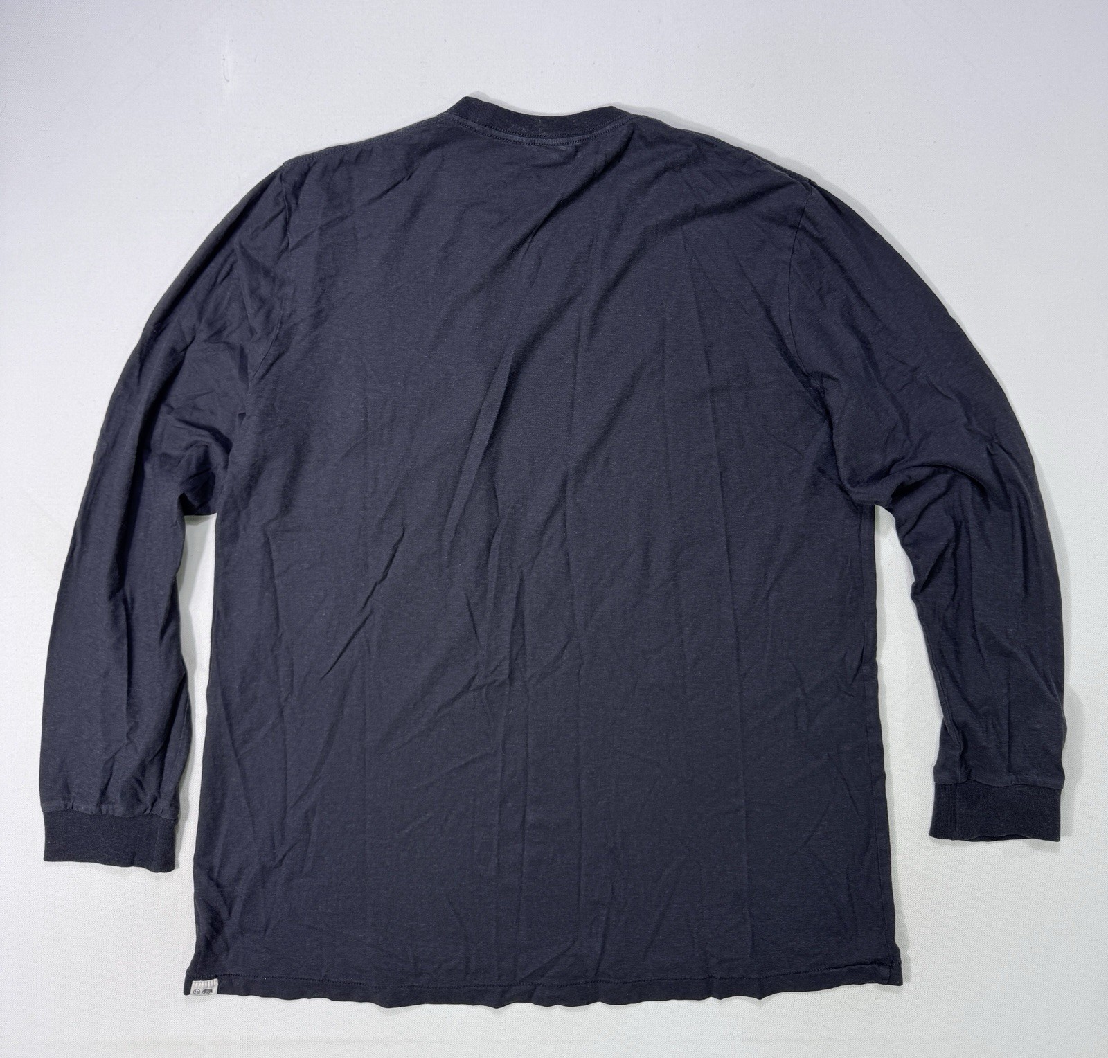 Taylor Stitch Shirt Mens 44 Gray Long Sleeve Pocket Organic Cotton Hemp Blend