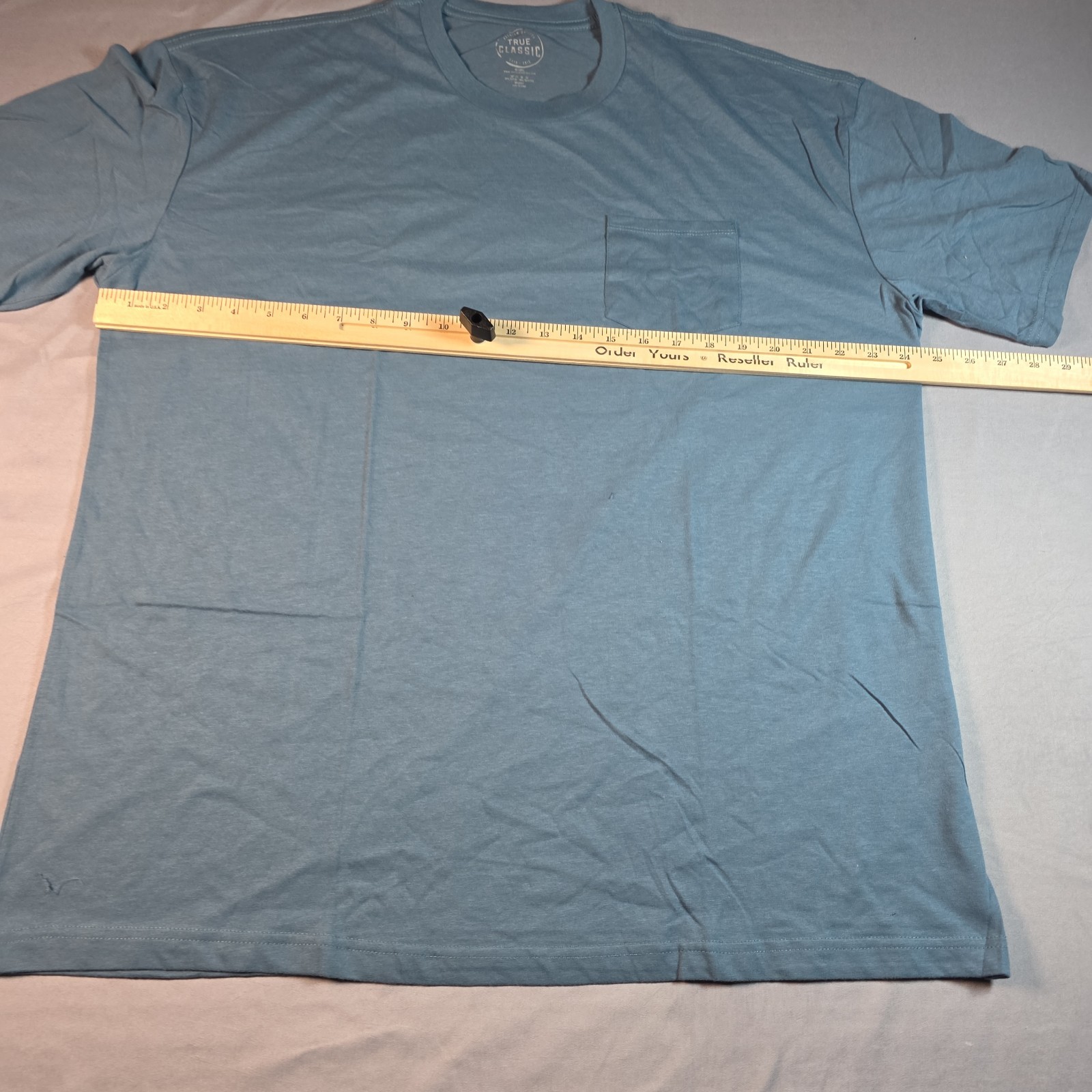 True Classic Crew Neck w pocket (2 pack) extra large XL white & blue