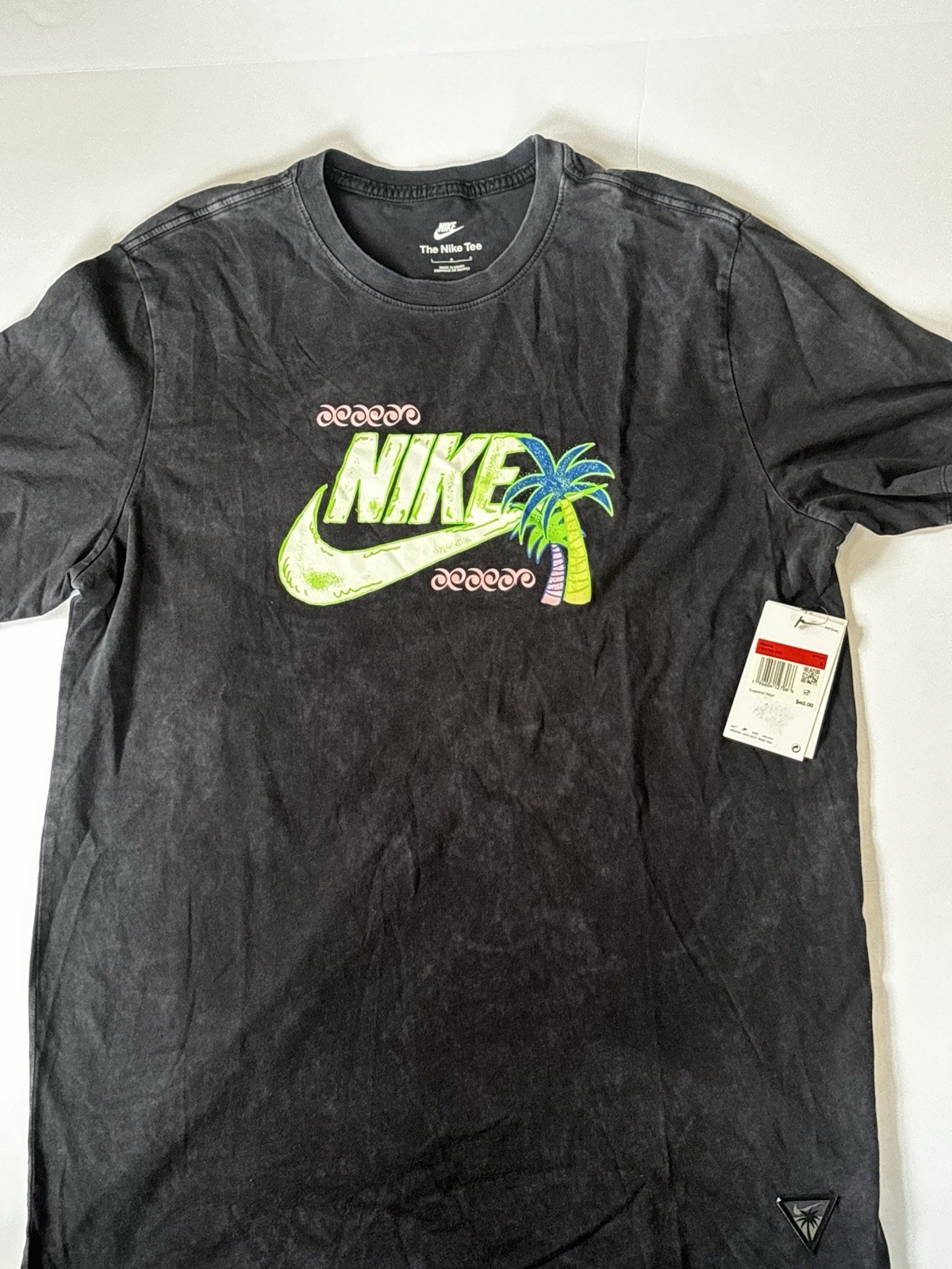 Nike Sz Mens Large The Nike Tee Stylish Palm Tree Surf NWT