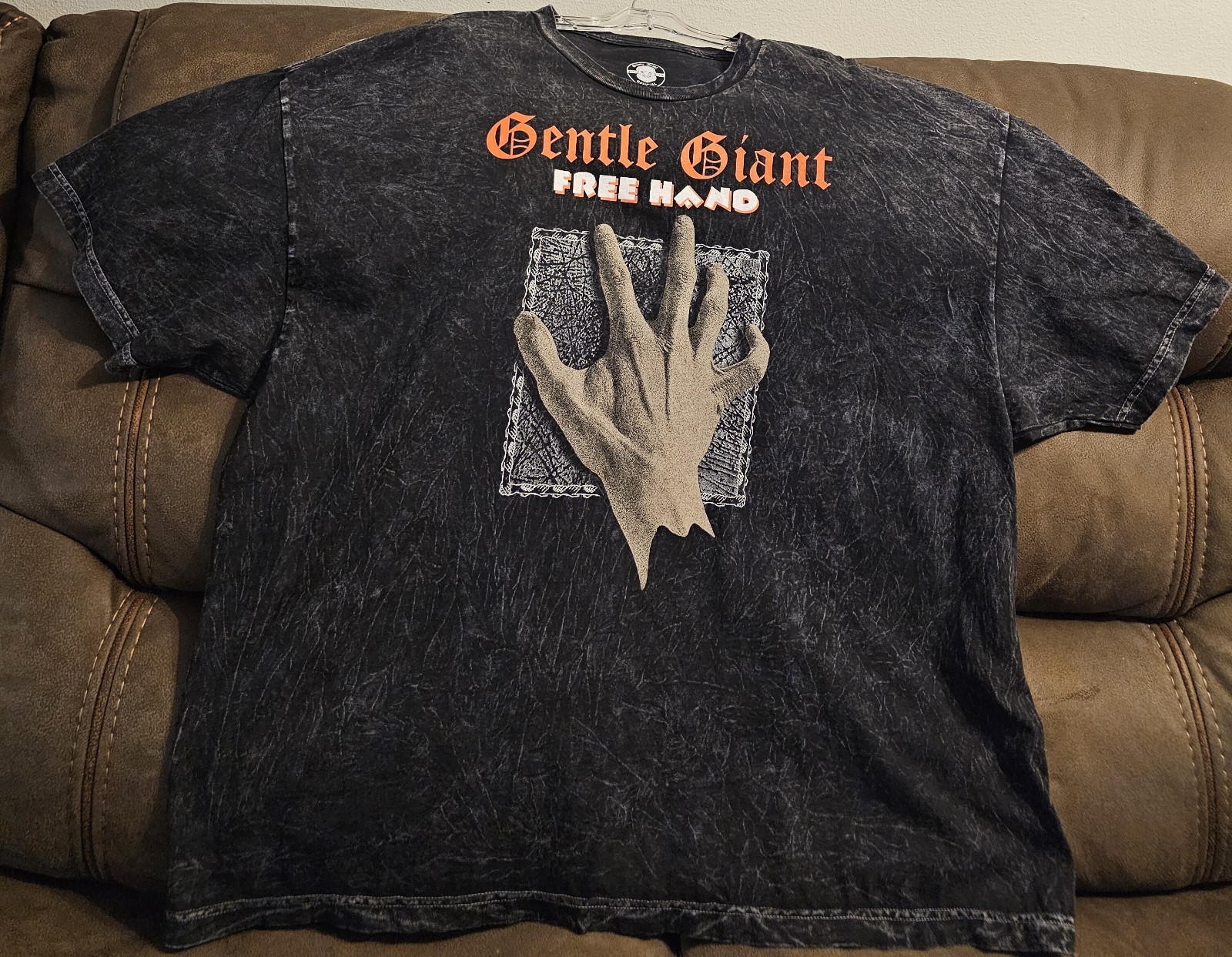 Gentle Giant Mineral Wash Official Band T Shirt Progressive Rock Size 3x