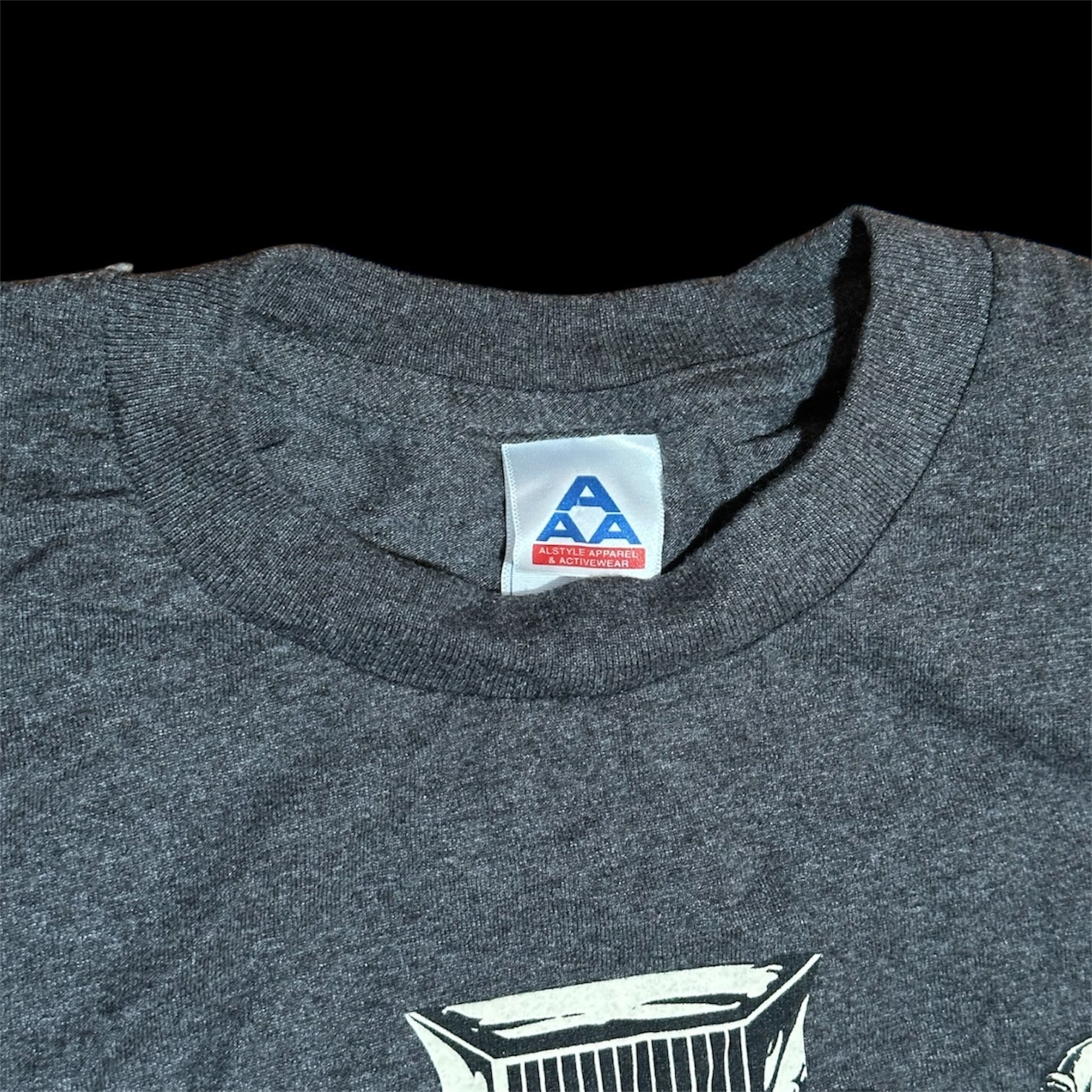 Camaro SS Men’s T-Shirt Size Large Gray 50/50 Cotton Poly “Life’s A Drag” print