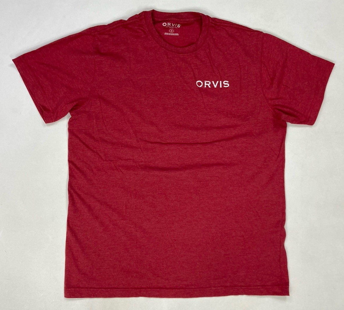 Orvis Quality Traditional Sporting Goods Graphic T-shirt Men Medium Red