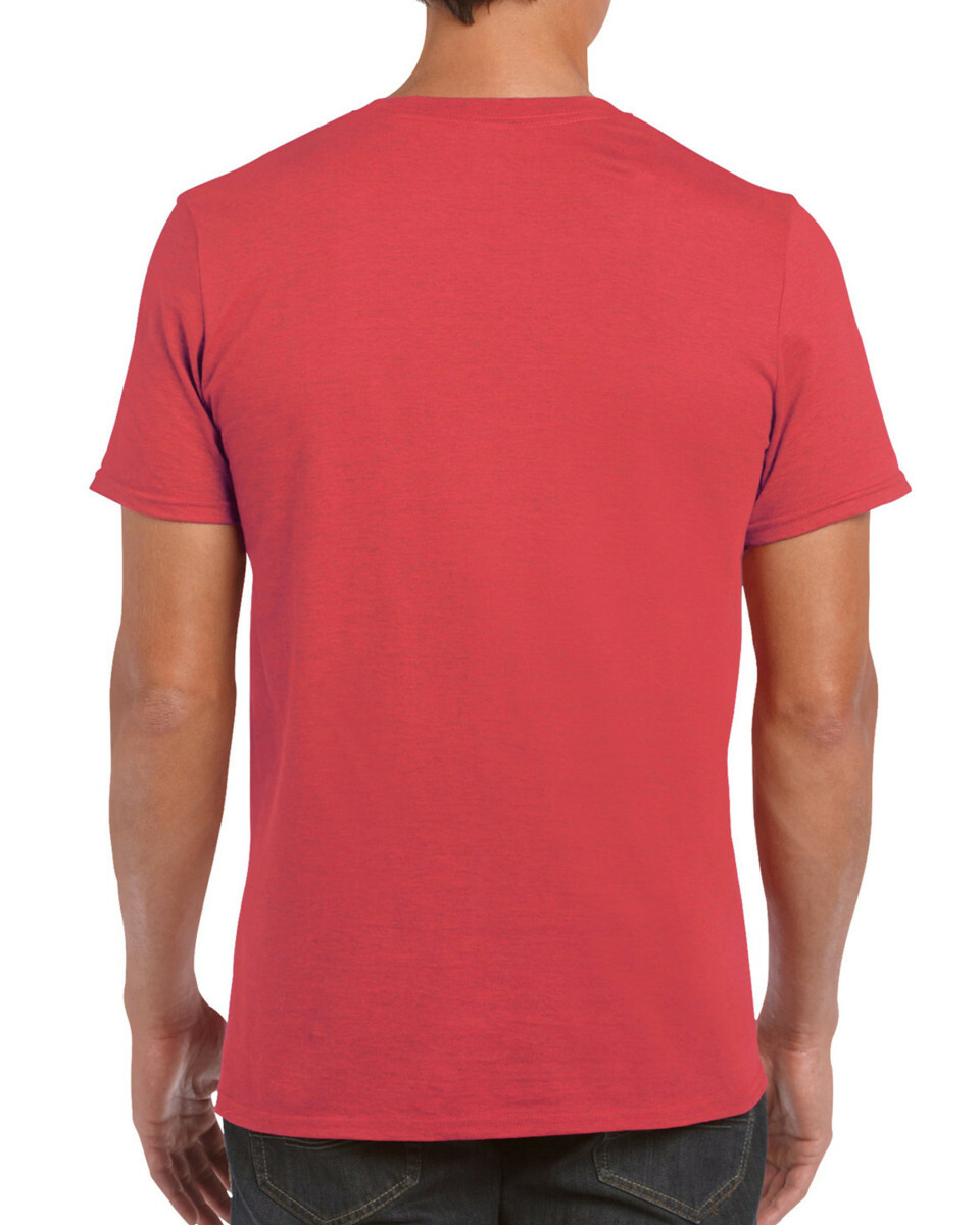 RED Gildan Softstyle Ringspun T-Shirt * Mens Plain Tee * Blank GD01 * Shirt