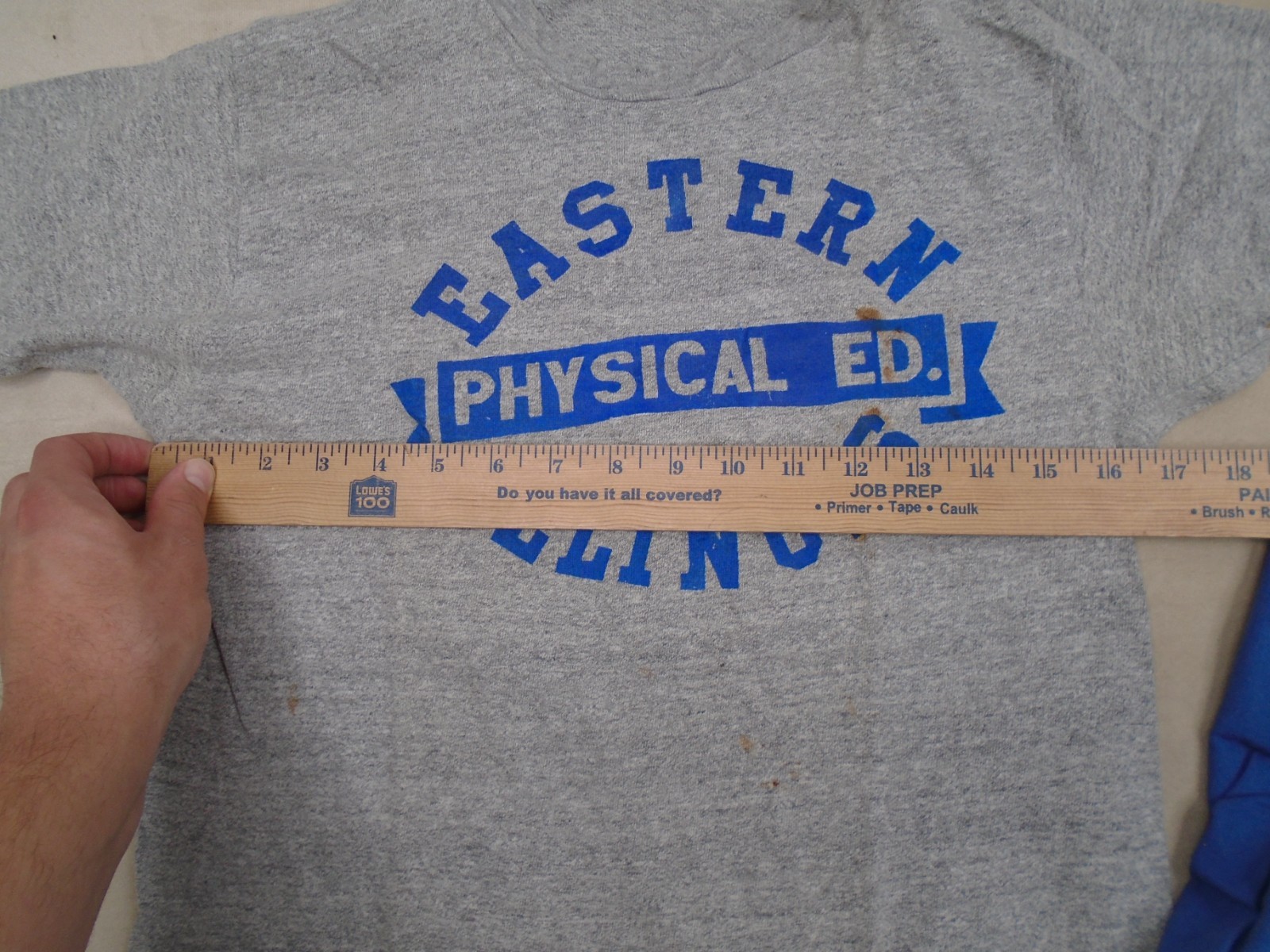 Vintage 50s Eastern Illinois University Physical Ed.T Shirt & Shorts Gym M