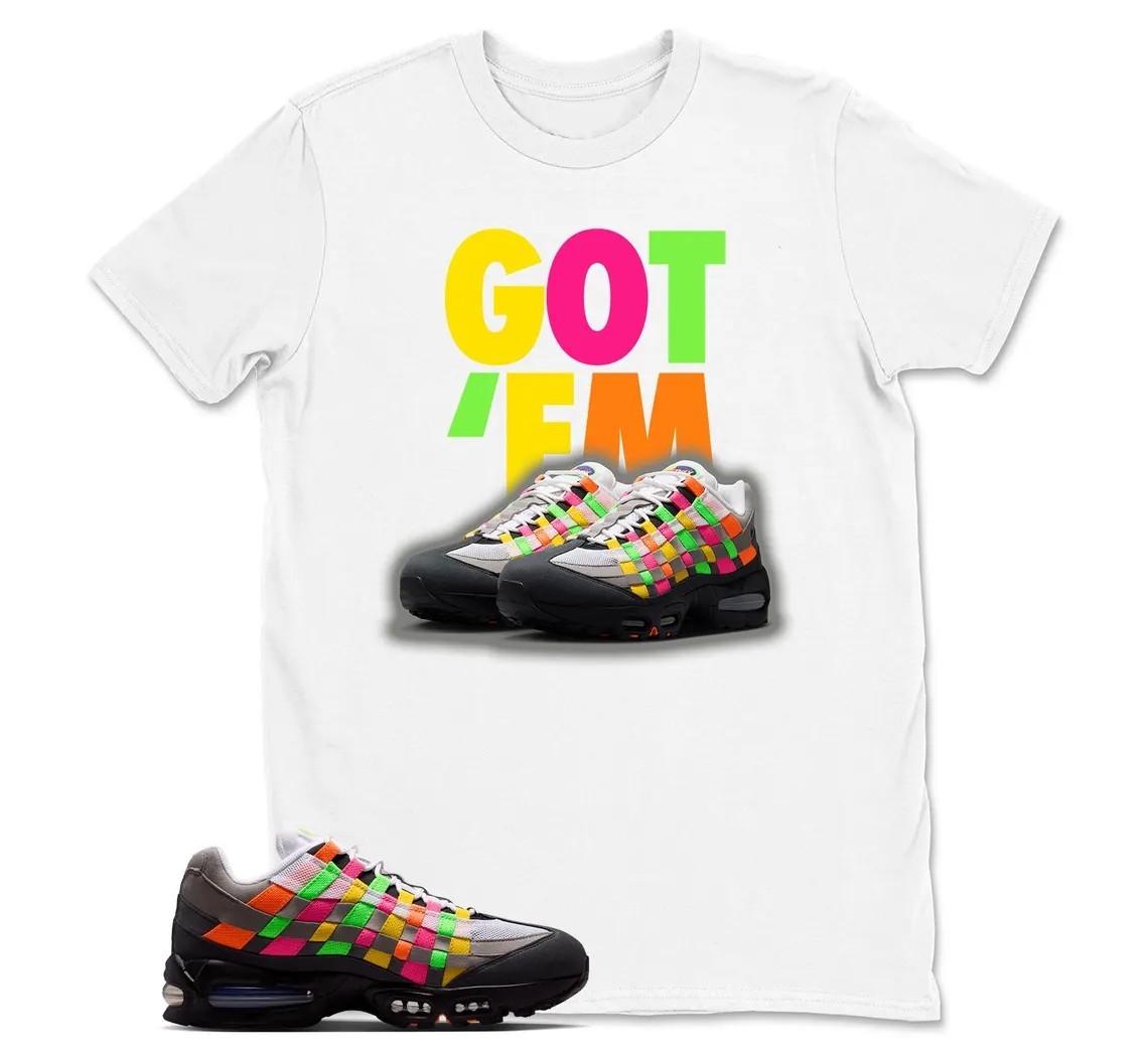 Got EM Shirt to Match Air Max 95 Woven, BLACK/WHITE