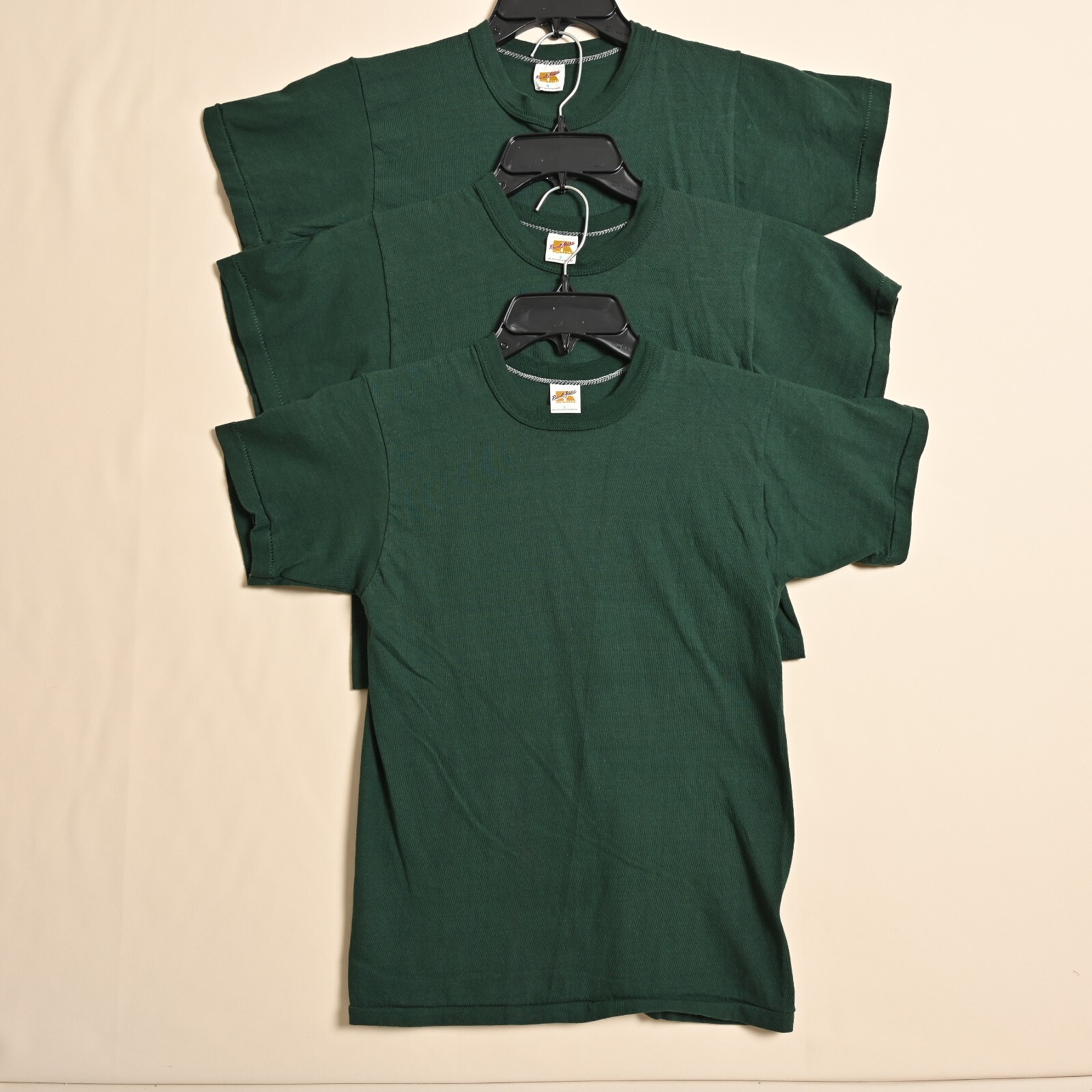 Vintage Russell Athletic Dark Green T-Shirts Size S – Lot of 3 – 4101-12
