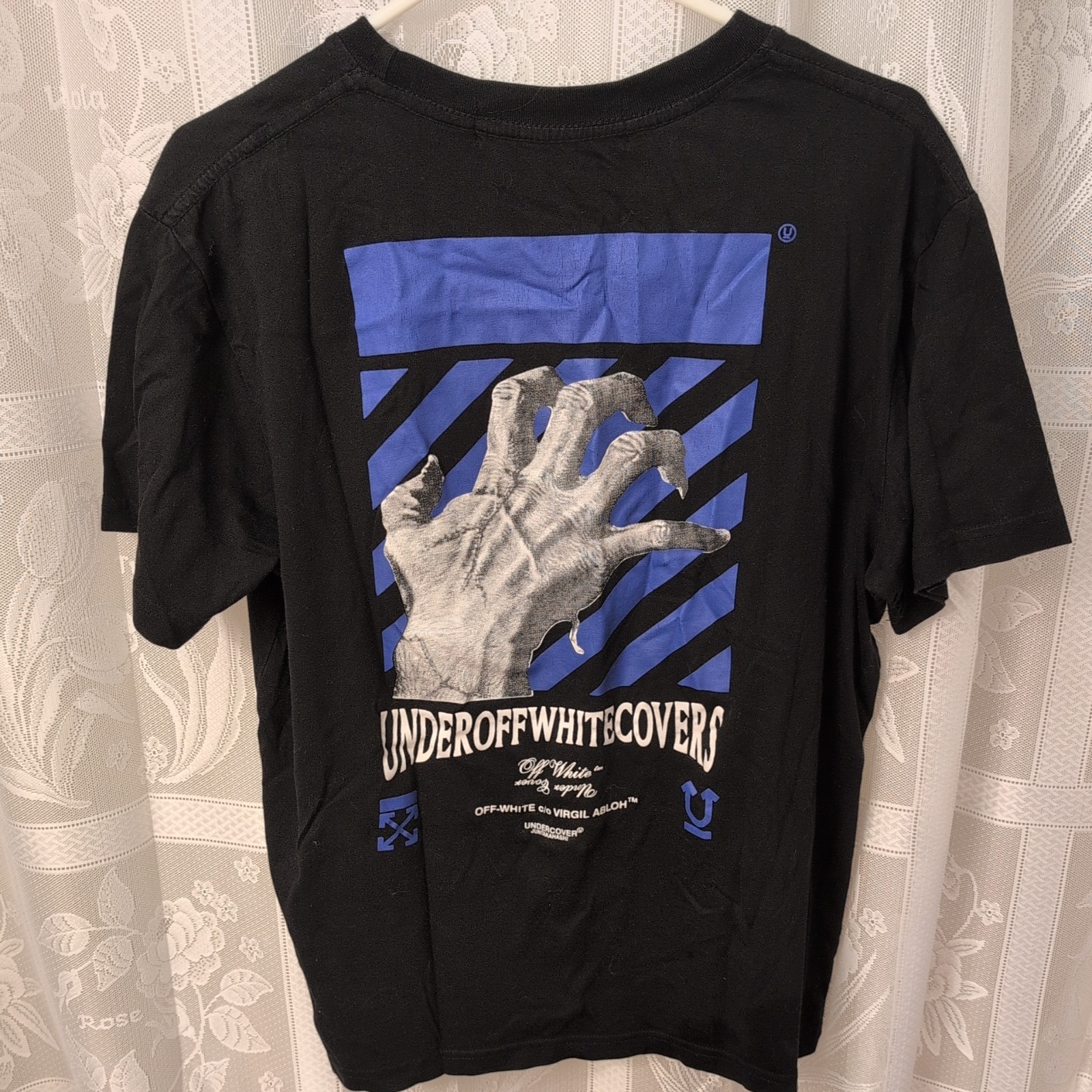 Off-White x Undercover Men’s Graphic Print Crewneck Cotton Tee M