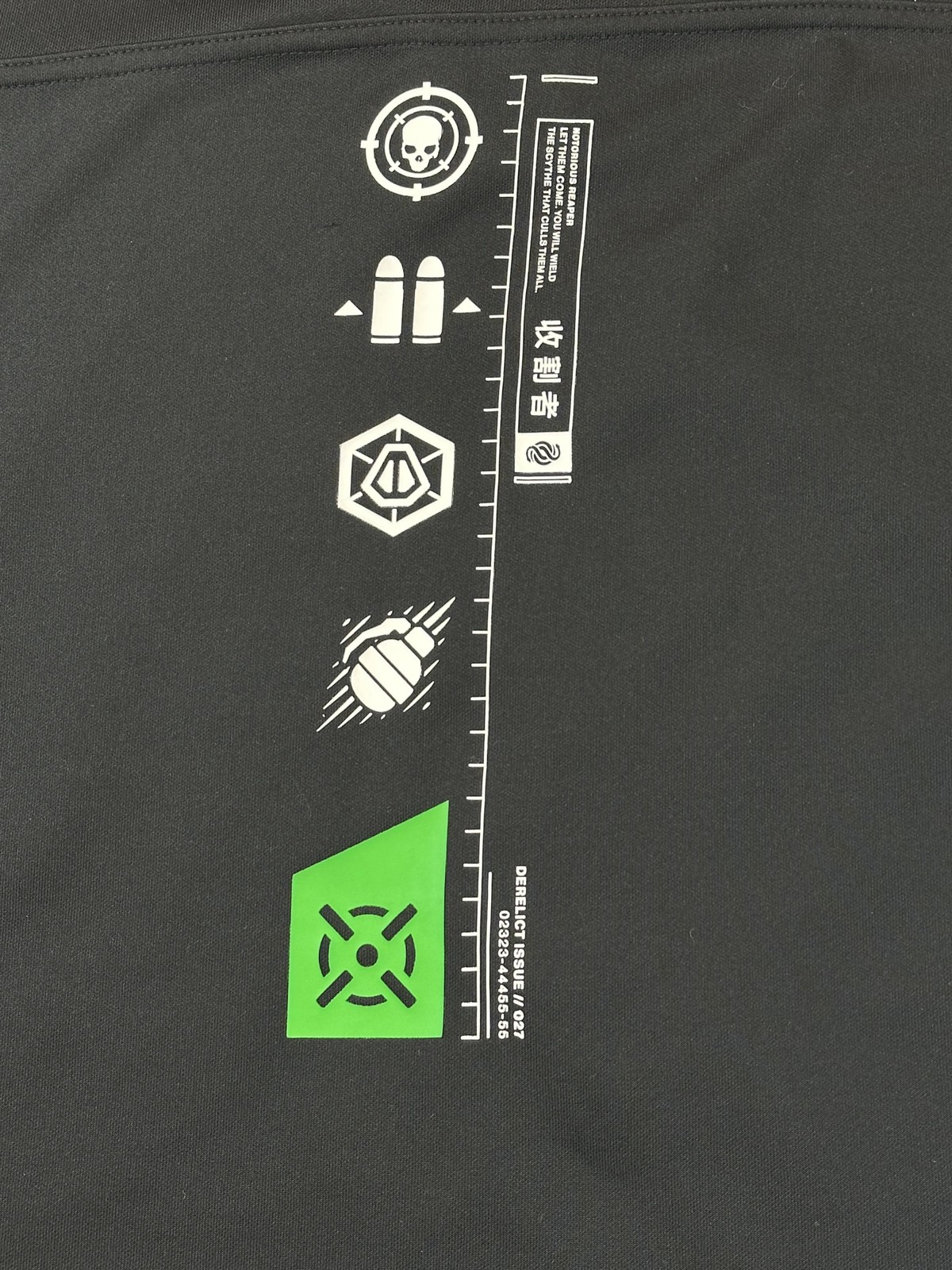 Destiny 2 Bungie Gambit Prime Notorious Invader Reaper Jersey Shirt Medium Green