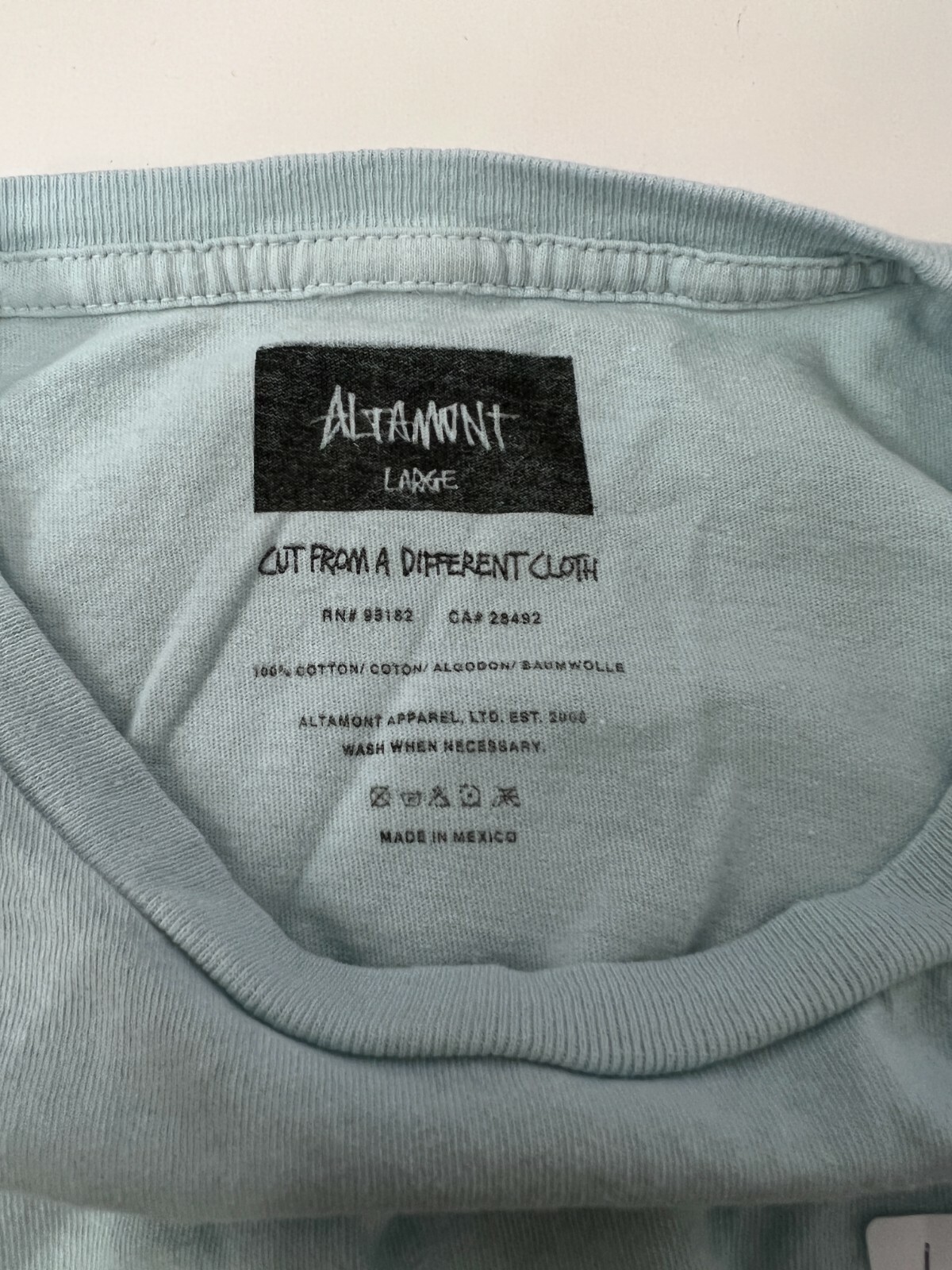 ALTAMONT MENS CUT FROM A DIFFERENT CLOTH T SHIRT