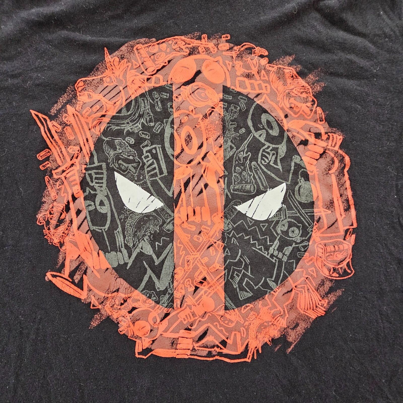 Marvel Dead Pool Old Navy Black Short Sleeve T-Shirt Men’s M