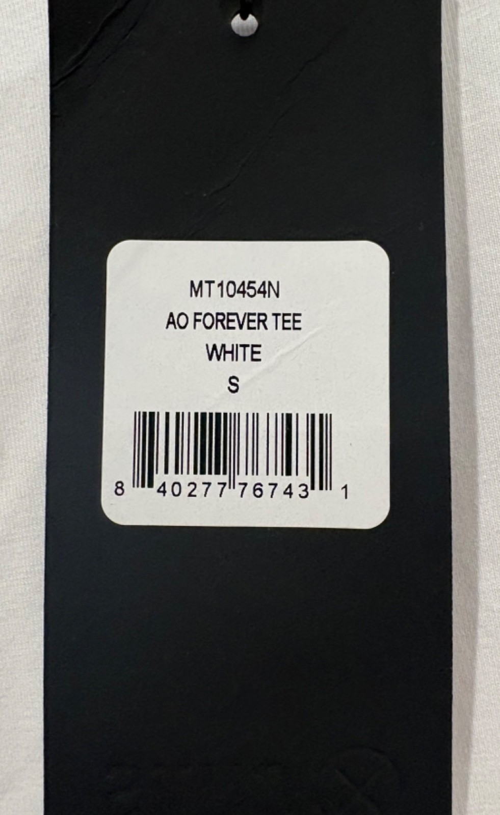 Cuts AO Forever Tee | White | Small – New with Tags