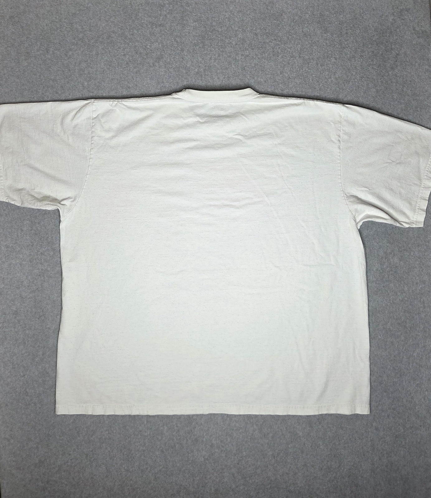 Champs CSG Shirt Mens 5XL White Short Sleeve Crewneck Blank Tee Big & Tall READ