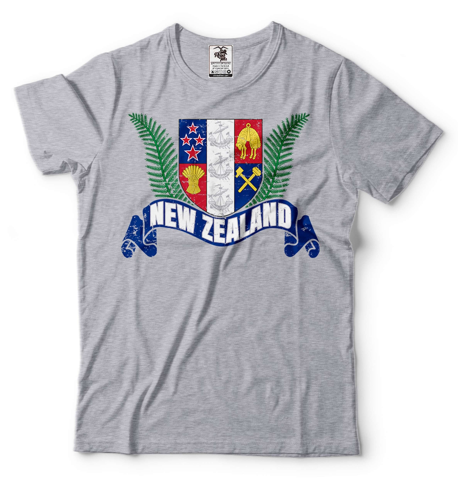 New Zealand Unisex Shirt New Zealand Country Flag Logo Shirt New Zealand Shirt