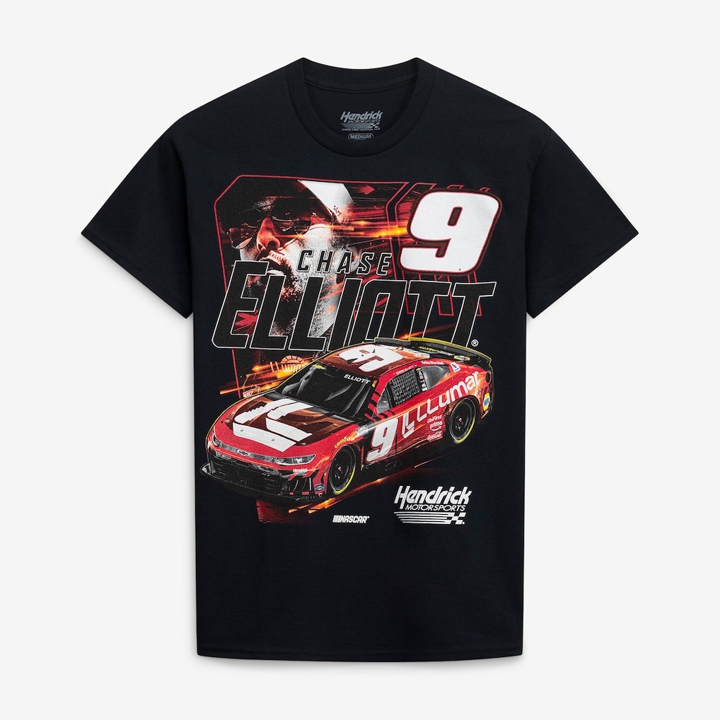 Chase Elliott #9 NASCAR Shirt LLumar Racing Car Hendrick Motorsports Tee