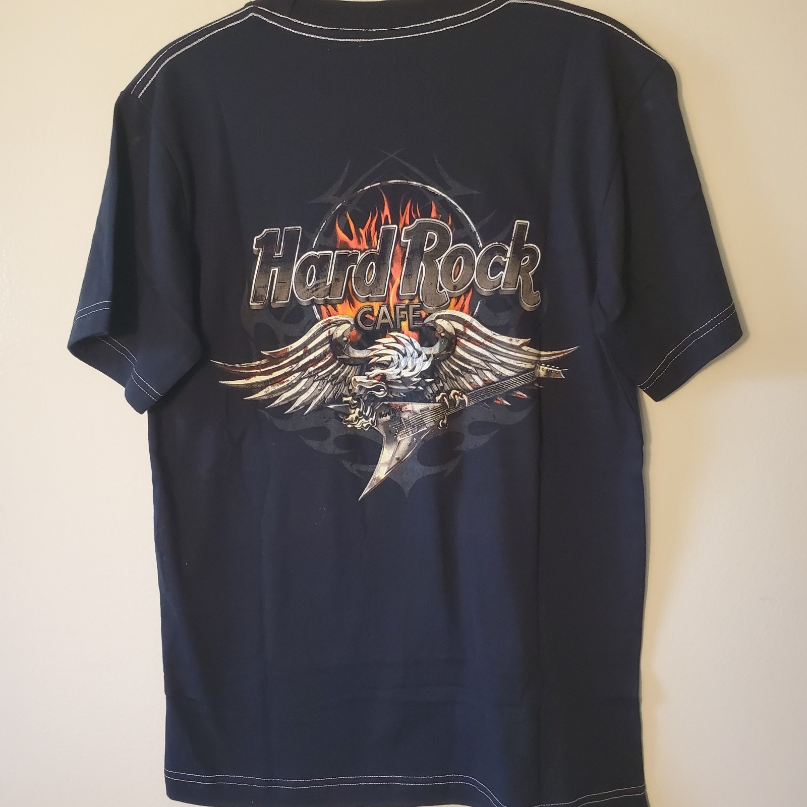 Hard Rock Cafe Kuwait Vintage Short Sleeve Black T-shirt Size S Deadstock