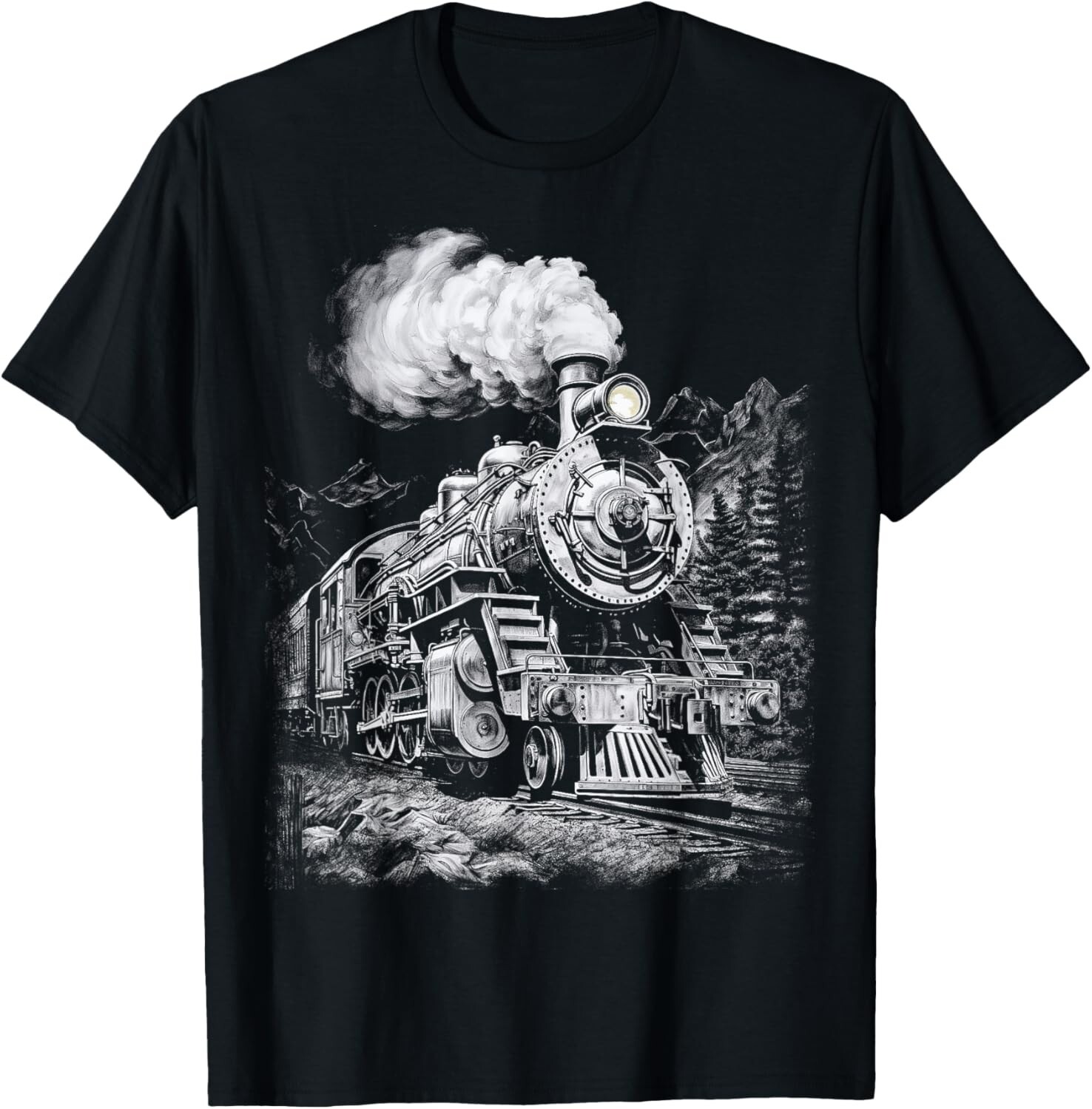 Steam Engine Train Steam Train Locomotive vintage Train Gift Unisex T-Shirt