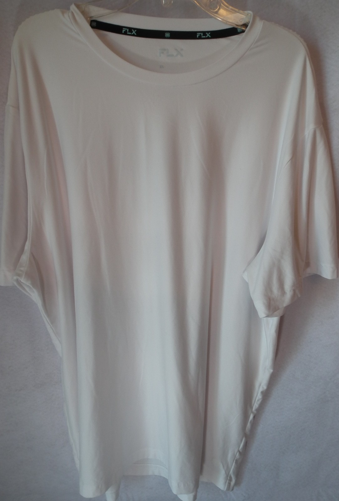 FLX XL T-Shirt White Comfort Soft Shirt, School, Work, Casual NWOT