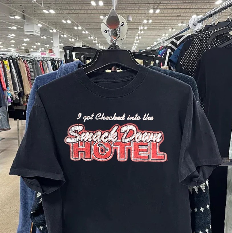 Smackdown Hotel The Rock Classic T-Shirt Black XL