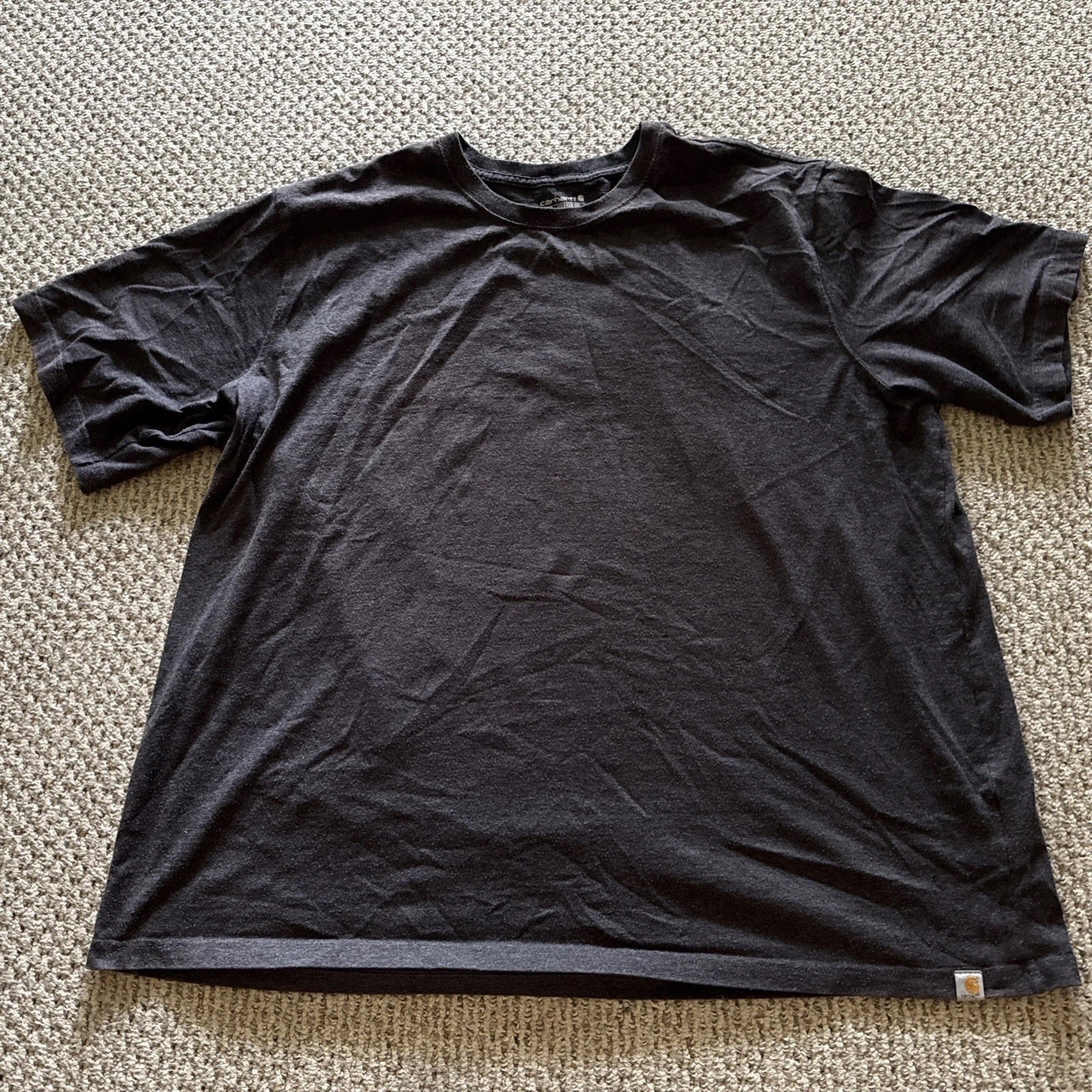 Carhartt Shirt Mens 4XL Carbon Heather Gray Relaxed Fit Short Sleeve 104264
