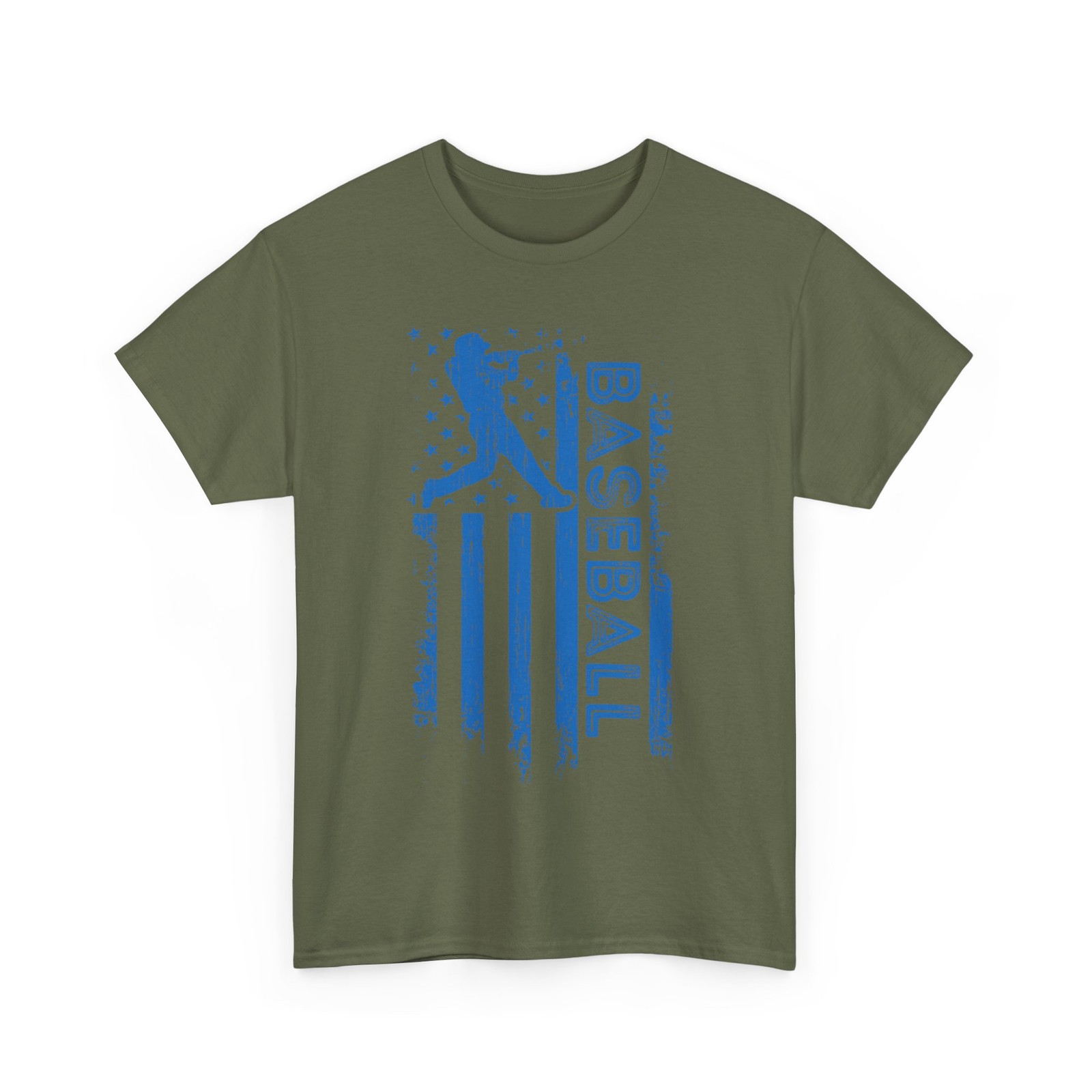 Baseball Player American Flag Shirt, Baseball Sports Lovers T-Shirt