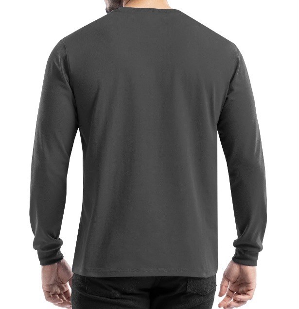 NEW Wrangler Workwear Men’s Gray/Long Sleeve/Pocket/Heavyweight T-Shirt Size M