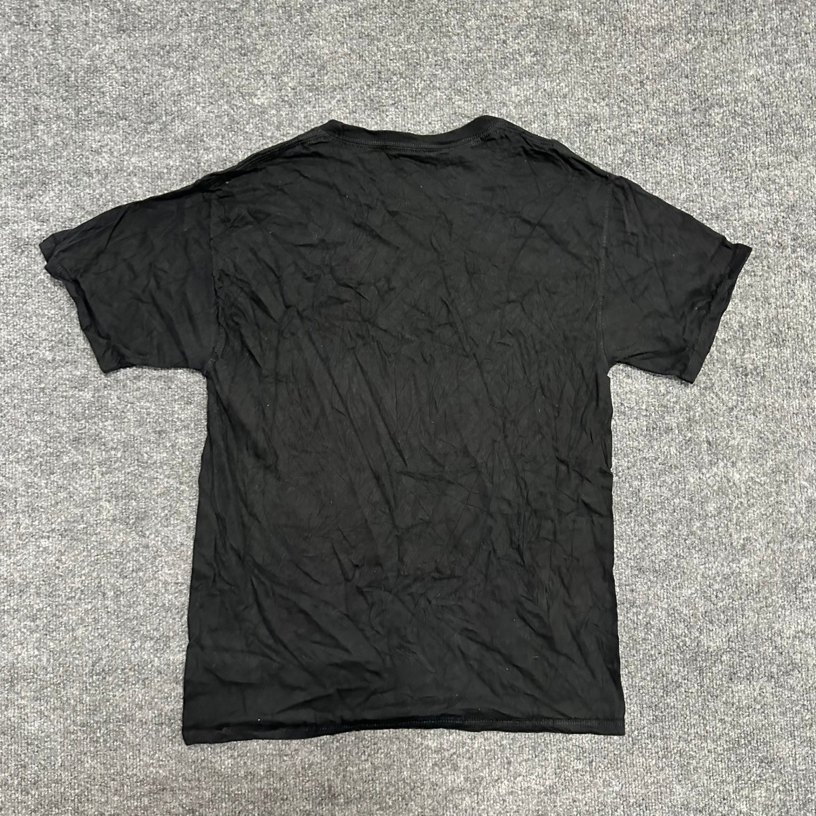 Champion T-Shirt Mens Size M Black Short Sleeve Crew Neck Athletic Embroidered