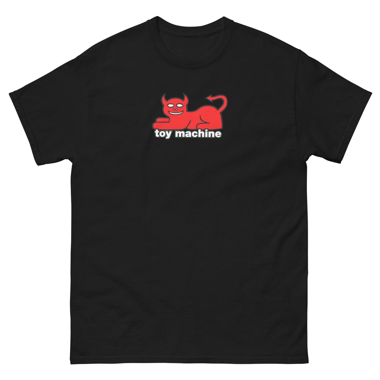 Toy Machine Devil Cat Logo T-Shirt Skateboarding Logo Tee