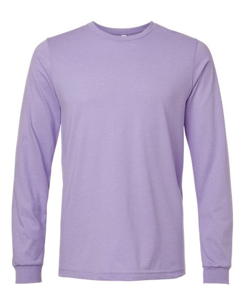 BELLA + CANVAS Heather CVC Long Sleeve Tee – 3501CVC