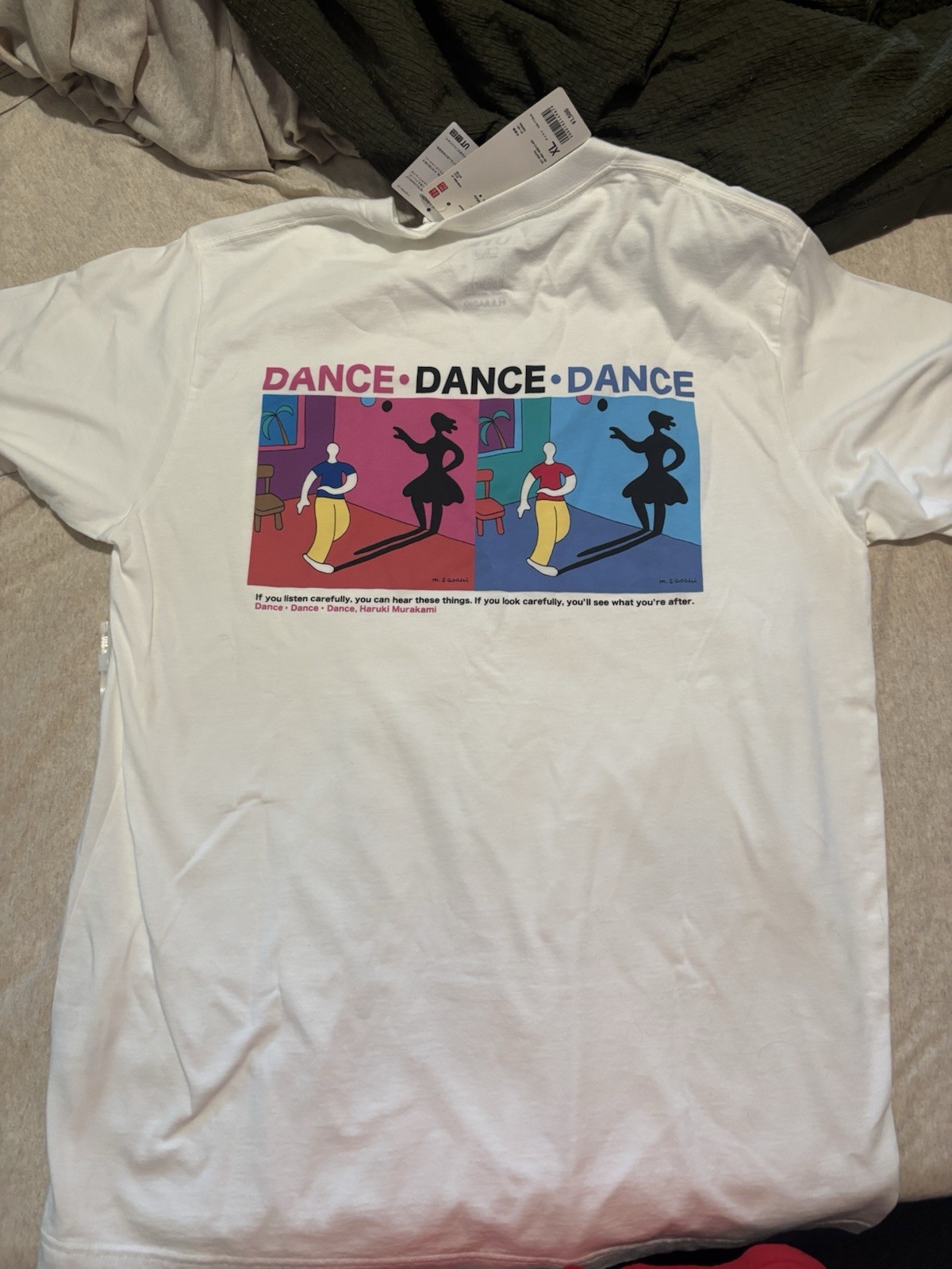 Uniqlo Men’s Haruki Murakami Dance Dance Dance T Shirt Size XL