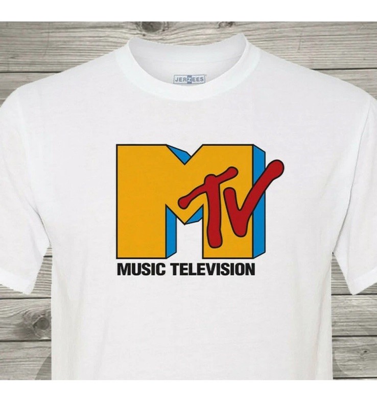 MTV – Retro 80’s Music Television – When it was still music! Adult Unisex Medium