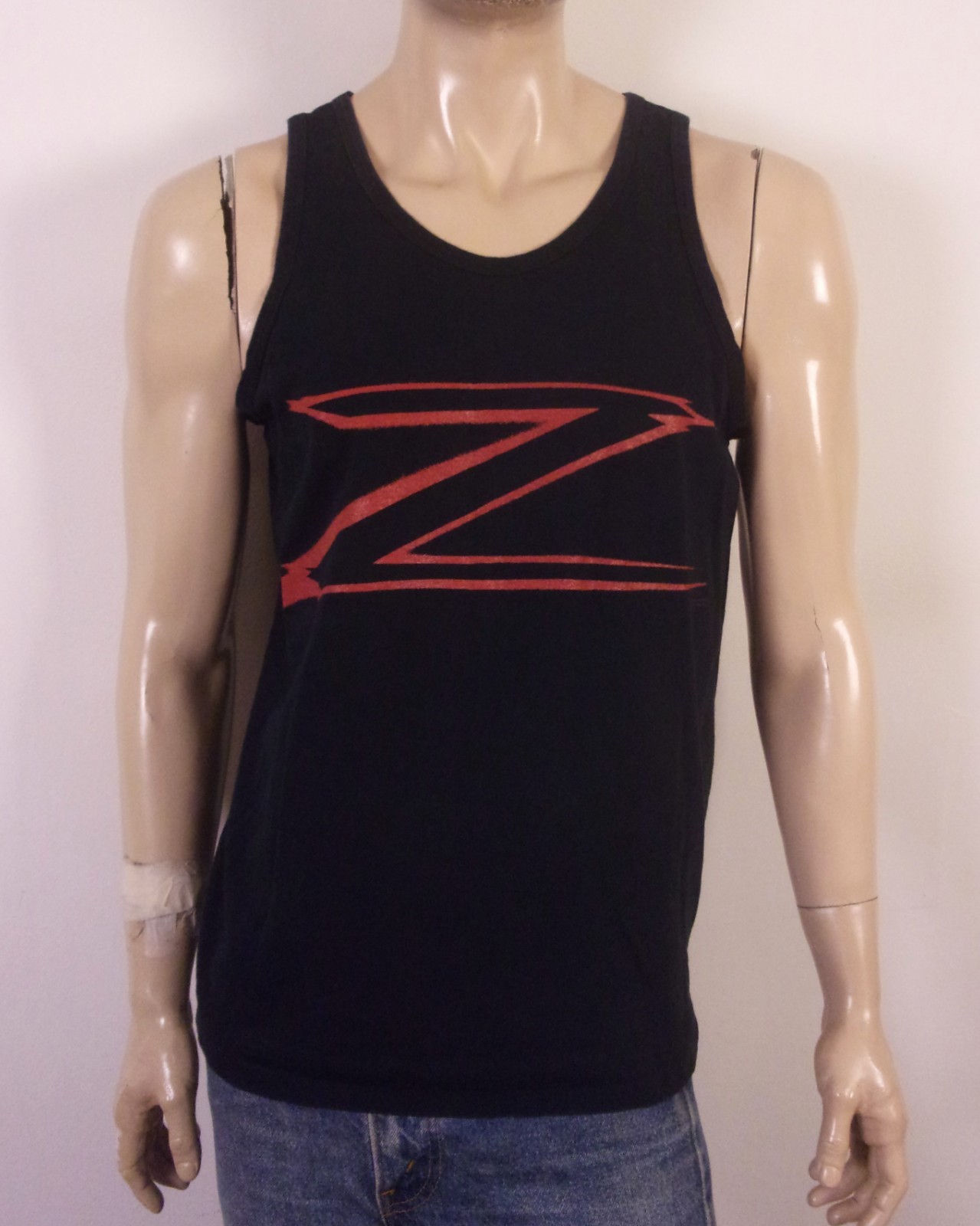 vintage 90s rare The Mask Of Zorro Movie T-Shirt Tank Top 1998 single stitch L