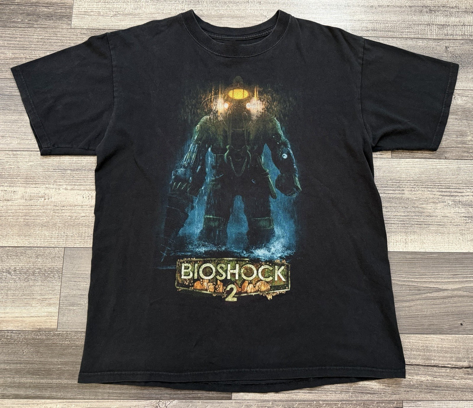 Bioshock 2 Video Game Promo Welcome To Rapture 2010 Unisex S-5XL Shirt ILS243