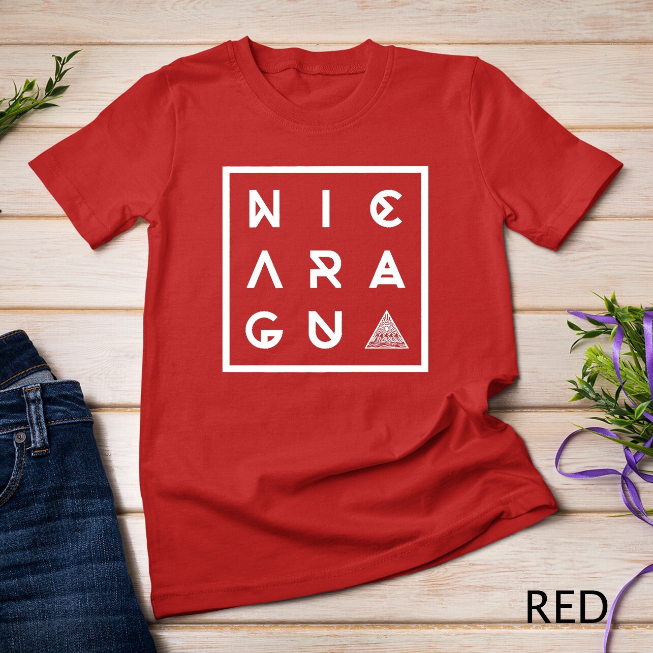 Geometric Nicaragua Premium T-Shirt Unisex T-shirt